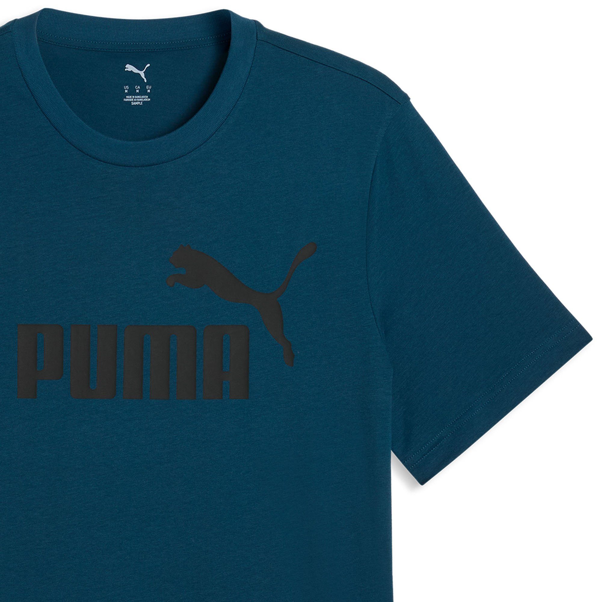 PUMA T-Shirt Herren T-Shirt 1er Pack Baumwolle (Packung, 1er Pack) – Bild 3 von 3