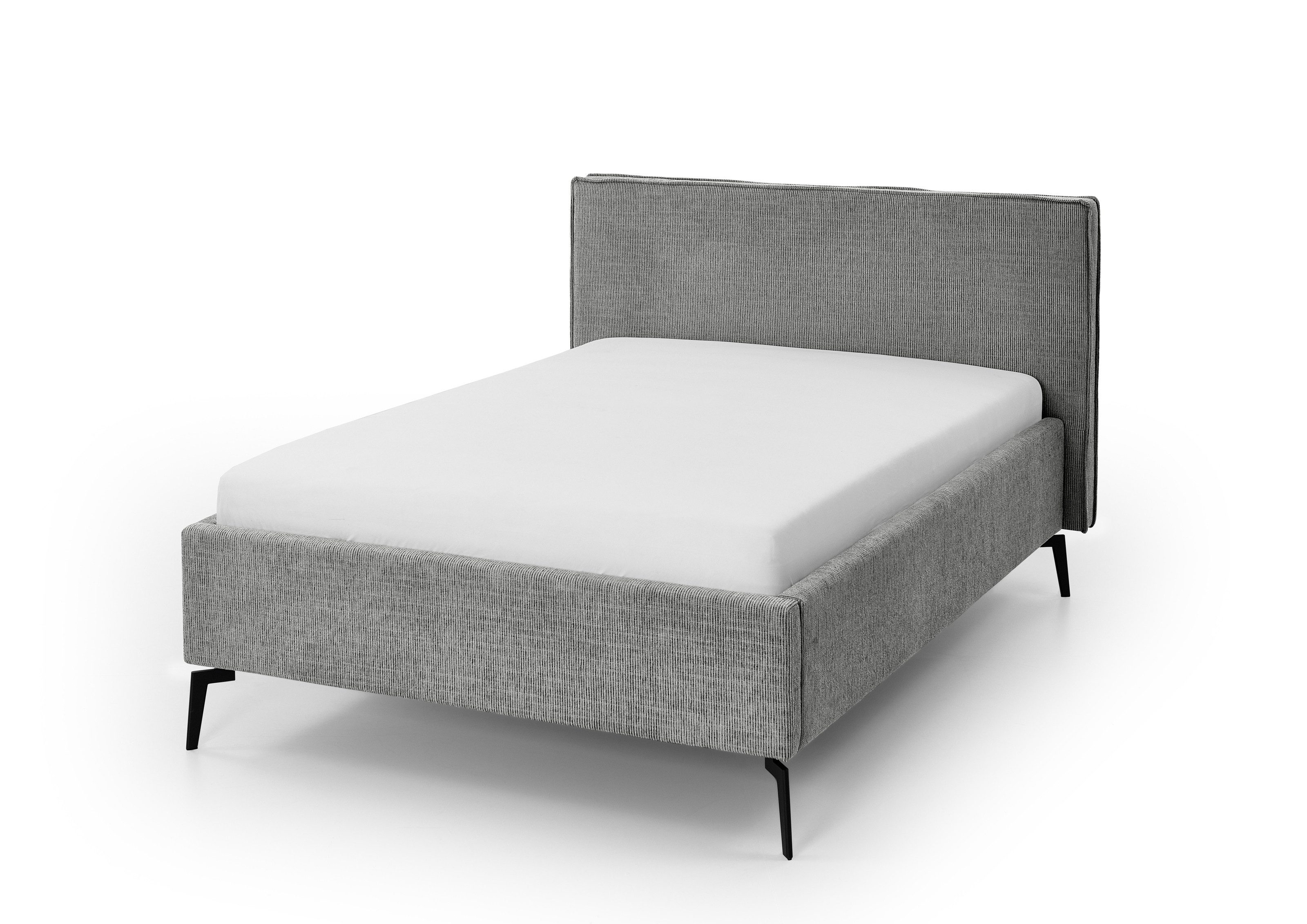 freiraum Polsterbett Riva, Liegefläche 140x200cm, Mouse, Stellmaß: 165x112x216cm (BxHxT)