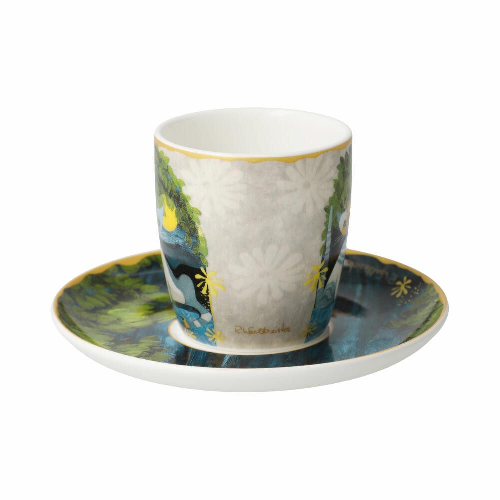 Goebel Espressotasse Rosina Wachtmeister - Al chiaro di luna, 100 ml, Fine Bone China