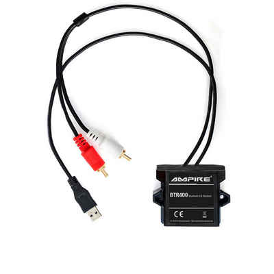Ampire BTR400 Bluetooth Receiver, Cinch (RCA), Strom über USB-A Bluetooth-Adapter