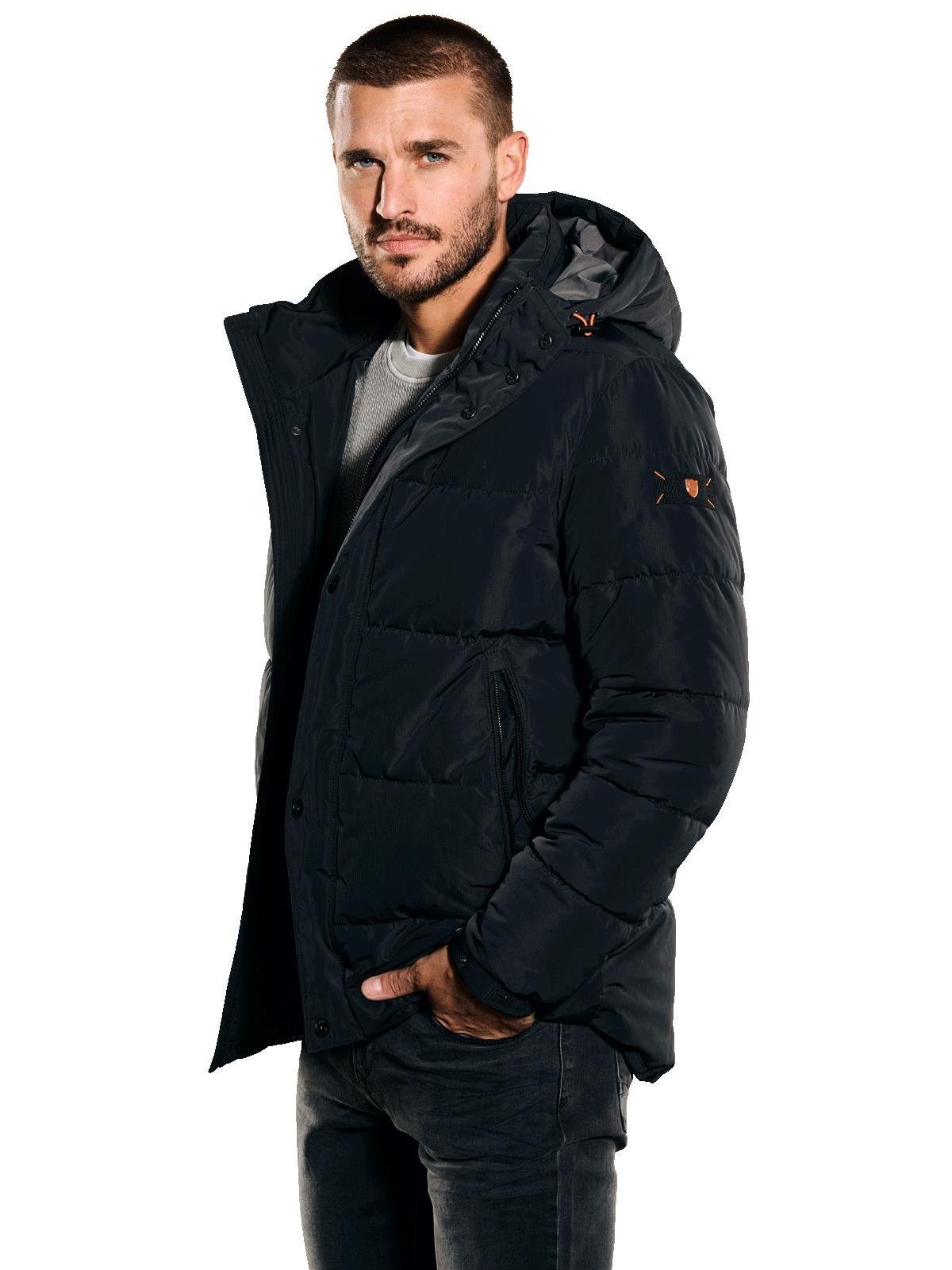 emilio Kapuze Steppjacke mit adani Kurzjacke