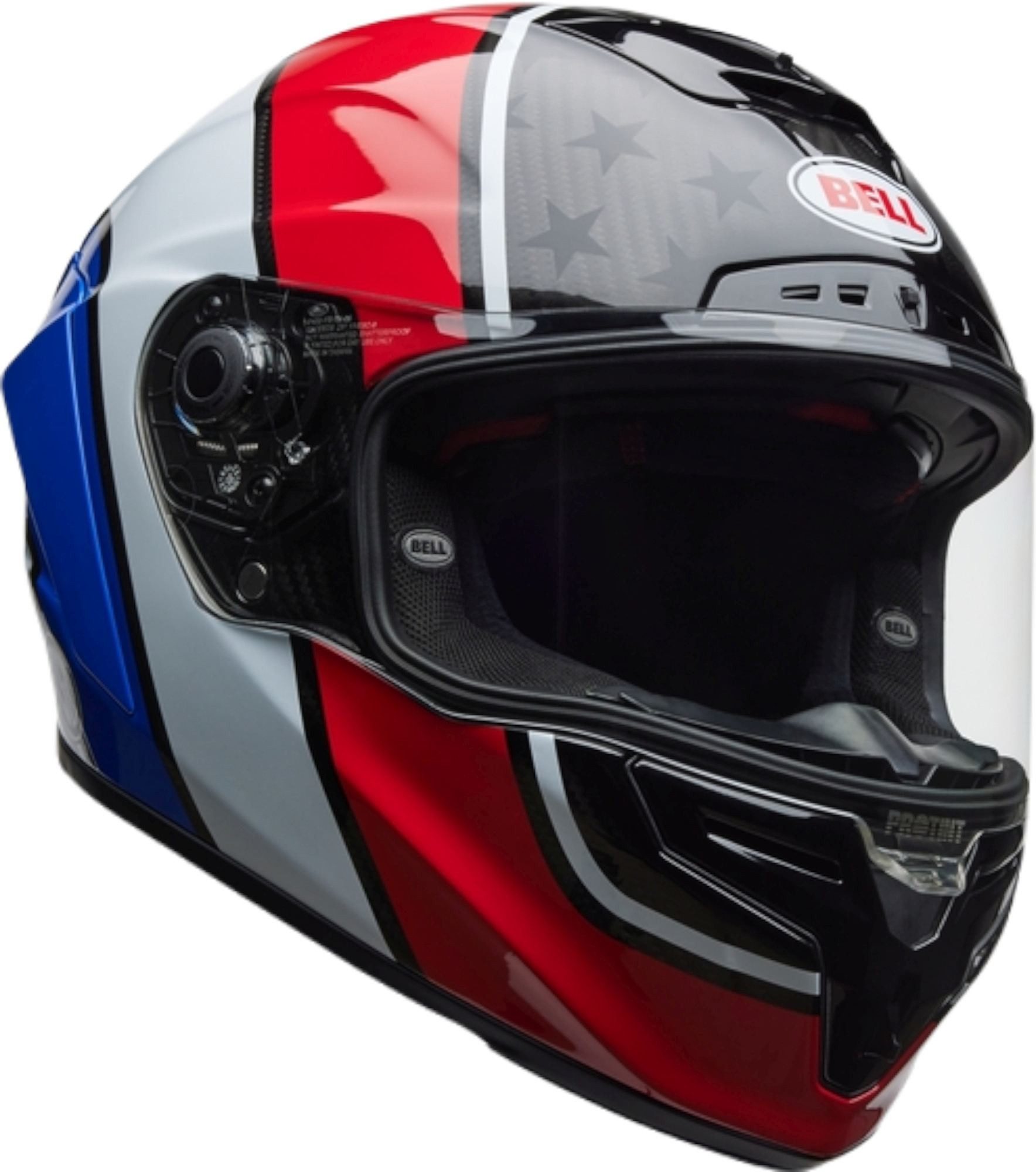 Motorradhelm Race Star DLX RSD Old Glory Carbon Helm