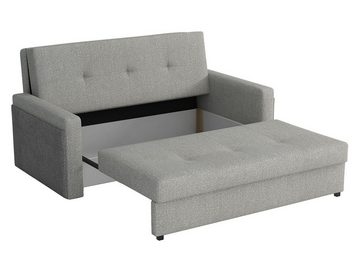 MIRJAN24 Schlafsofa Viva Mel III, mit Bettkasten und Schlaffunktion, 3 Sitzer Polstersofa inkl. Kissen, Sofagarnitur