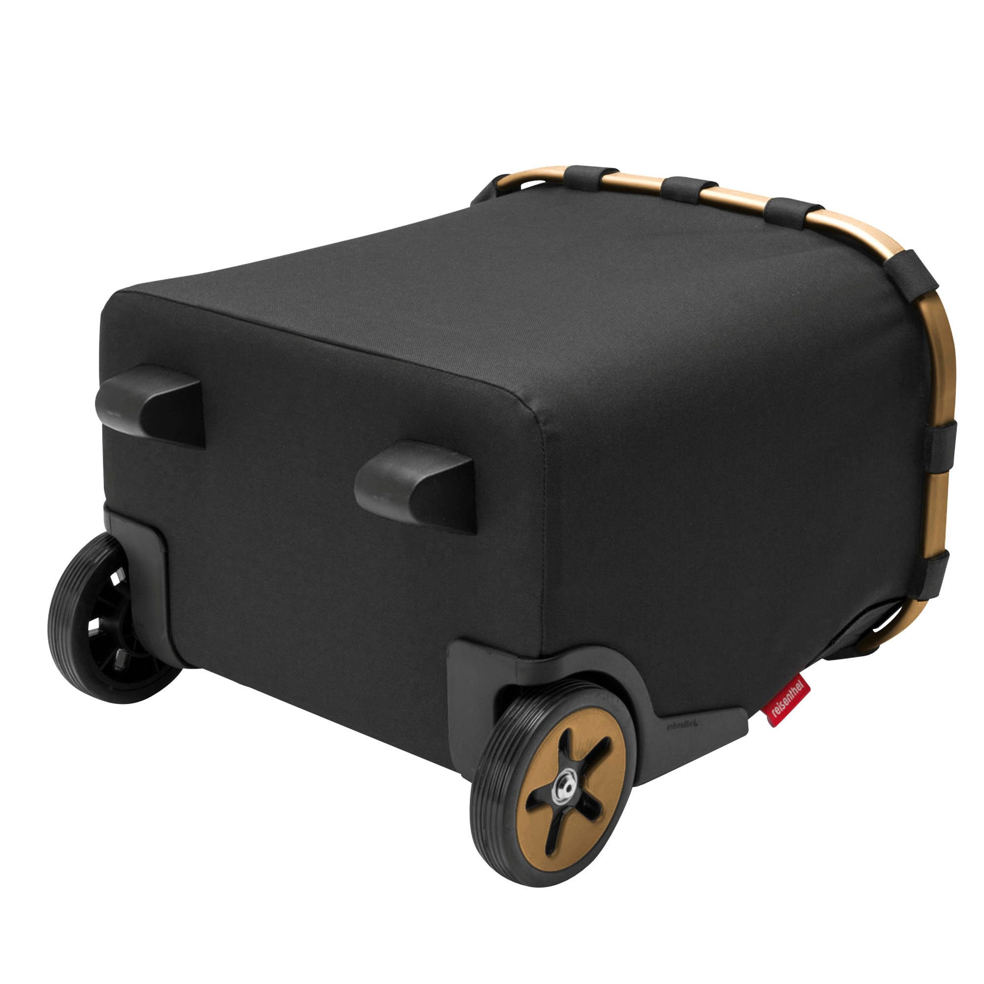 REISENTHEL® Einkaufstrolley carrycruiser schwarz mit gold, 40 l, herausnehmbares Innenfutter -
