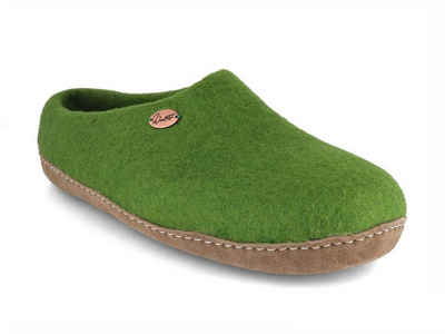 WoolFit Barfuß-Hausschuhe Footprint Hausschuh mit selbstformendem Fußbett