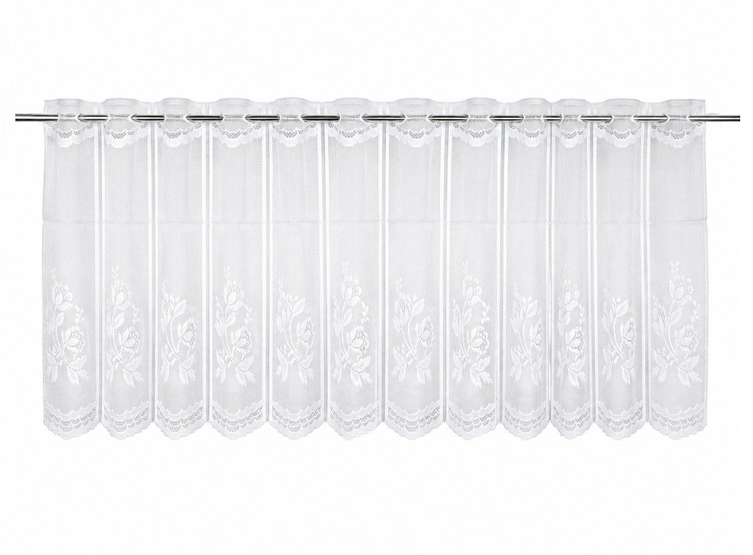 Clever-Kauf-24 Scheibengardine, Ösen, transparent