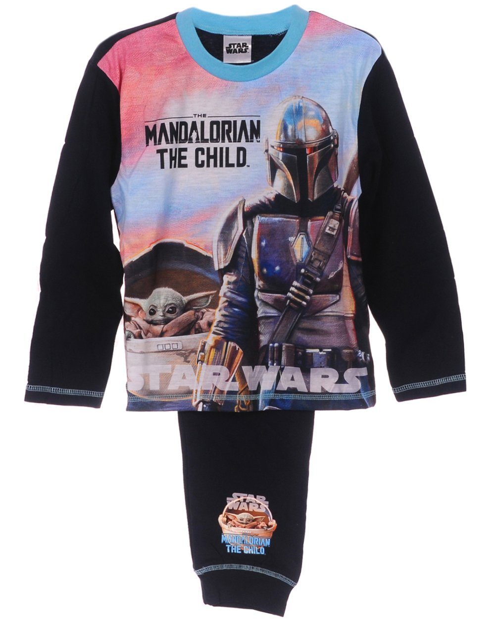 Pyjama Schlafanzug für Kinder Hose Langarmshirt 104 110 116 122 128