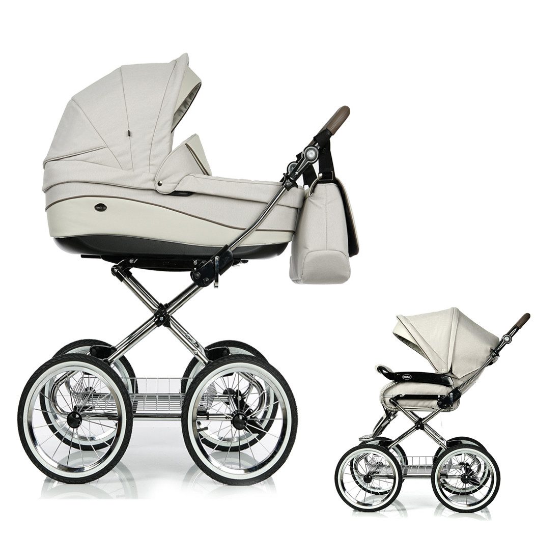 Roan Kombi-Kinderwagen Emma Classic 2 in 1 inkl. Sportsitz und Zubehör in 7 Farben