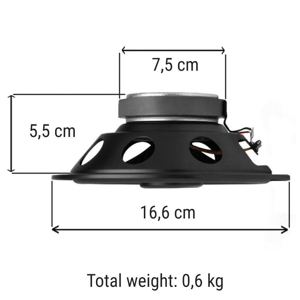 Lautsprecher) 634 16,5cm (40 JBL Lautsprecher W, Auto-Lautsprecher 3-Wege 634 JBL Stage2 16,5cm Stage2 3-Wege