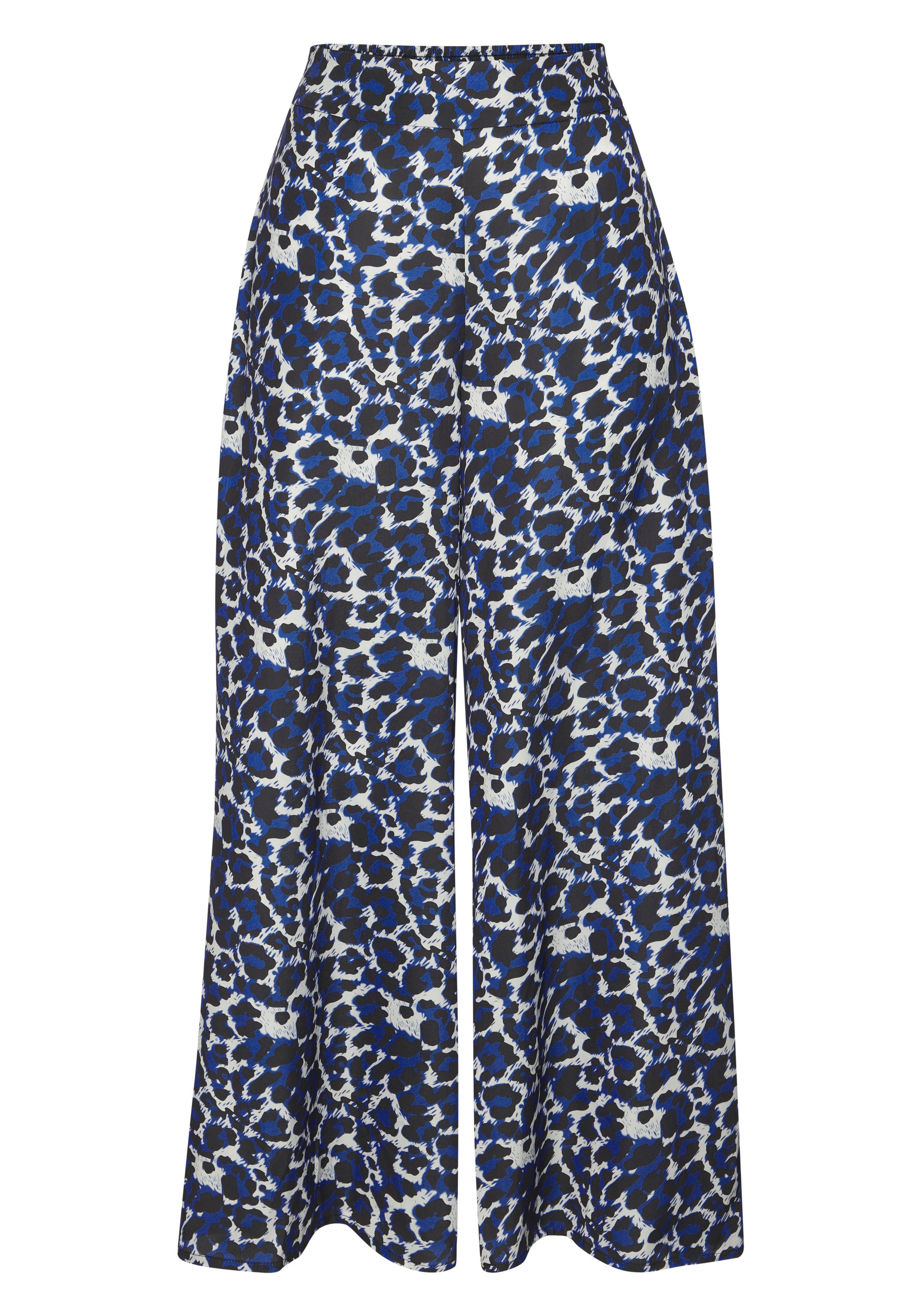 LASCANA Webhose aus leichter Satinqualität, weite Palazzohose, Stoffhose günstig online kaufen