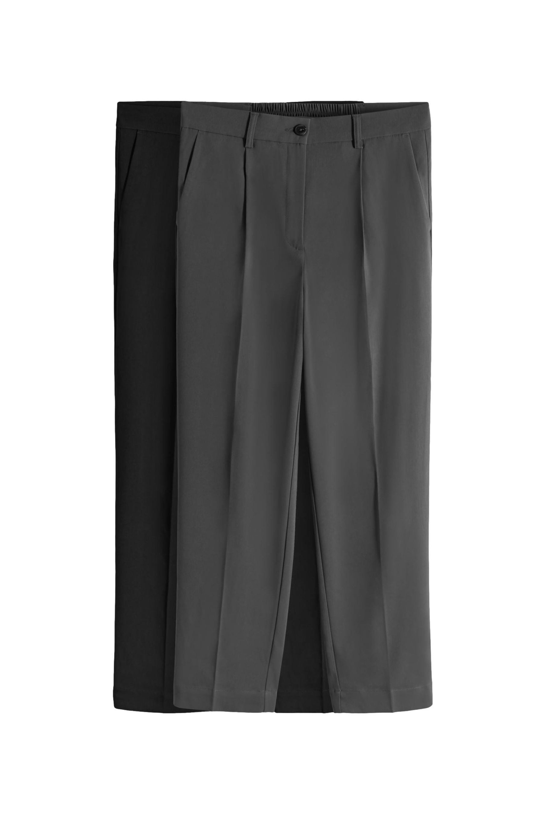 Stoffhose The Set formelle Tapered Fit Hosen, 2er-Pack