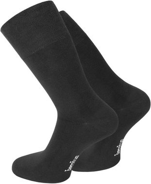 normani Basicsocken 6 Paar Bambus-Gesundheitssocken mit Frotteesohle (6er-Set, 6 Paar) seidenweich durch Viskose