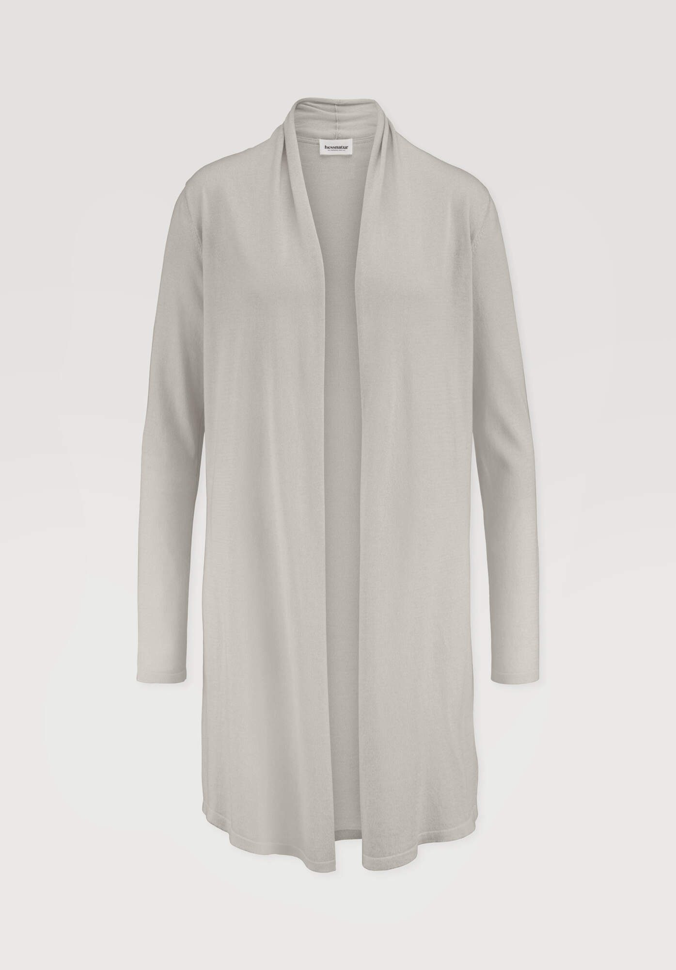 Hessnatur Strickjacke aus TENCEL™ Lyocell und Bio-Baumwolle (1-tlg)