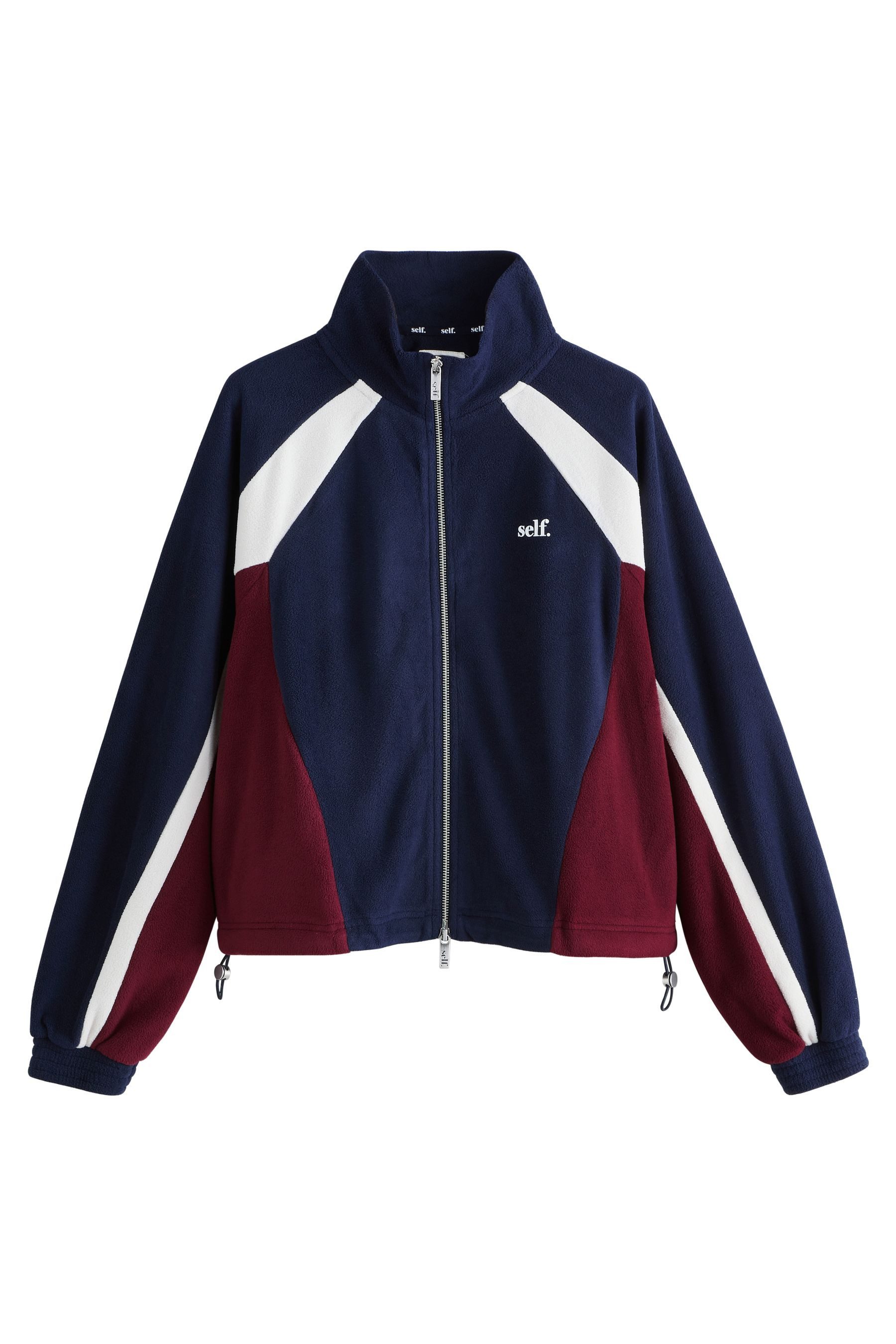Fleecejacke Self. Micro-Fleecejacke mit Reißverschluss