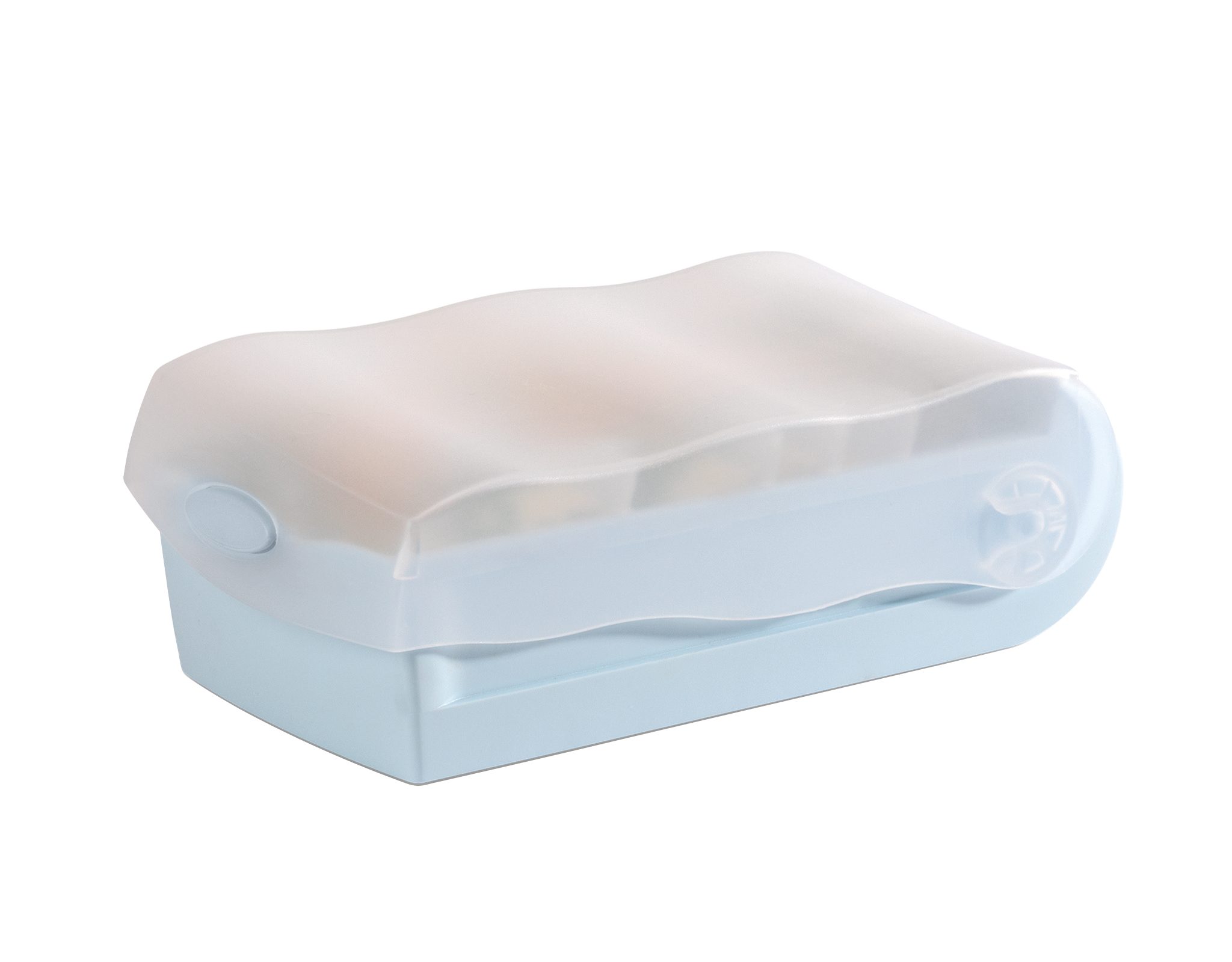 HAN Karteikasten 998-884D Karteibox CROCO DIN A8 quer - Pastellblau