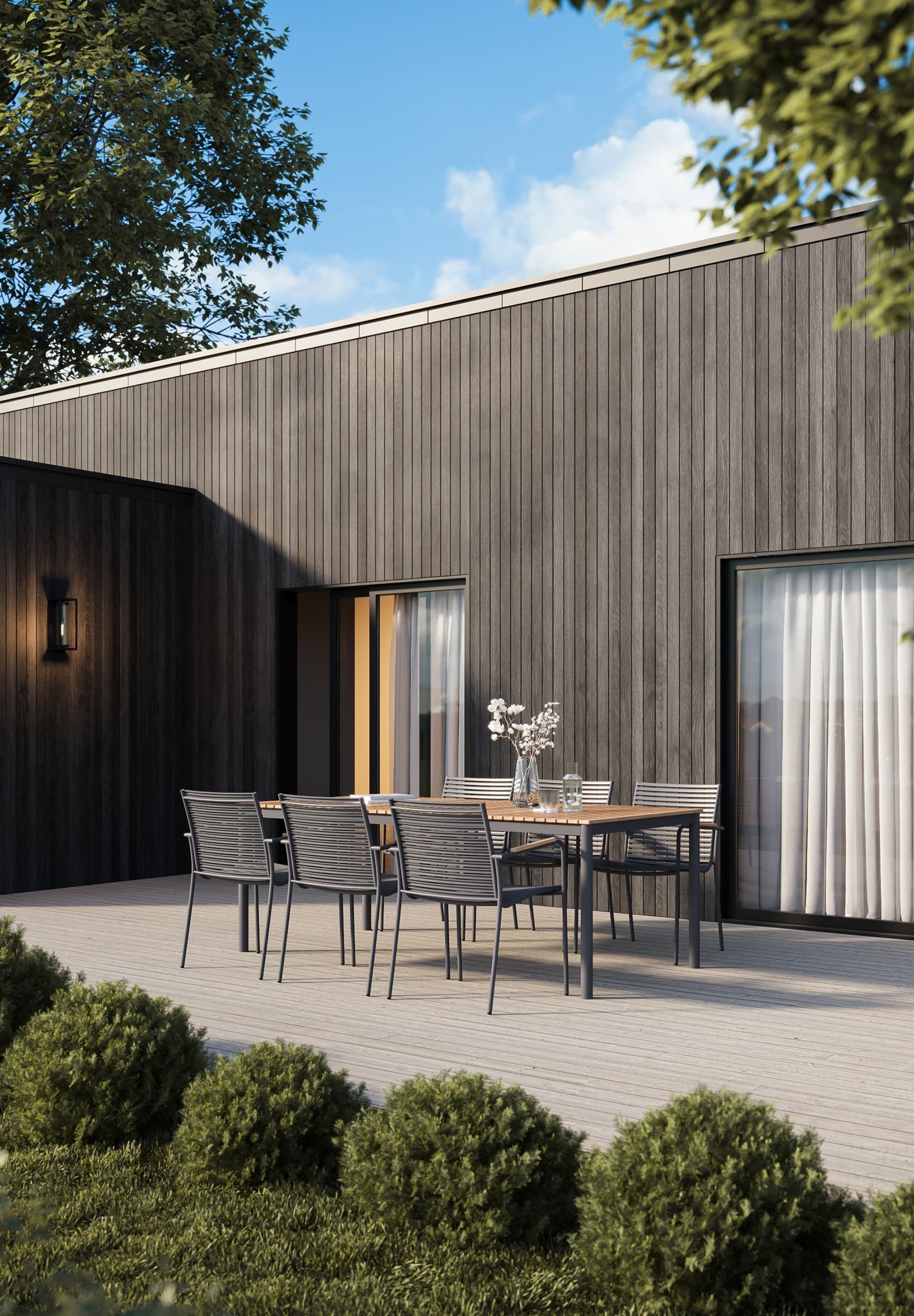 Cinas Sitzgruppe Mood, Runde Silhouette, stabile Basis, vielseitig kombinierbar