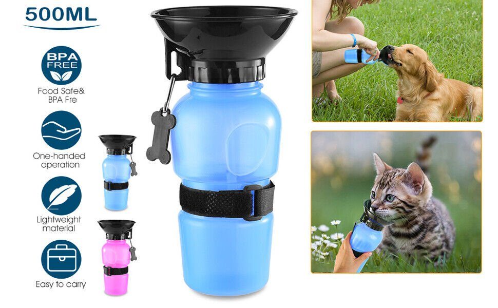 Dog Aqua Trinkflasche für & Wasserflasche Hunde Haustiere