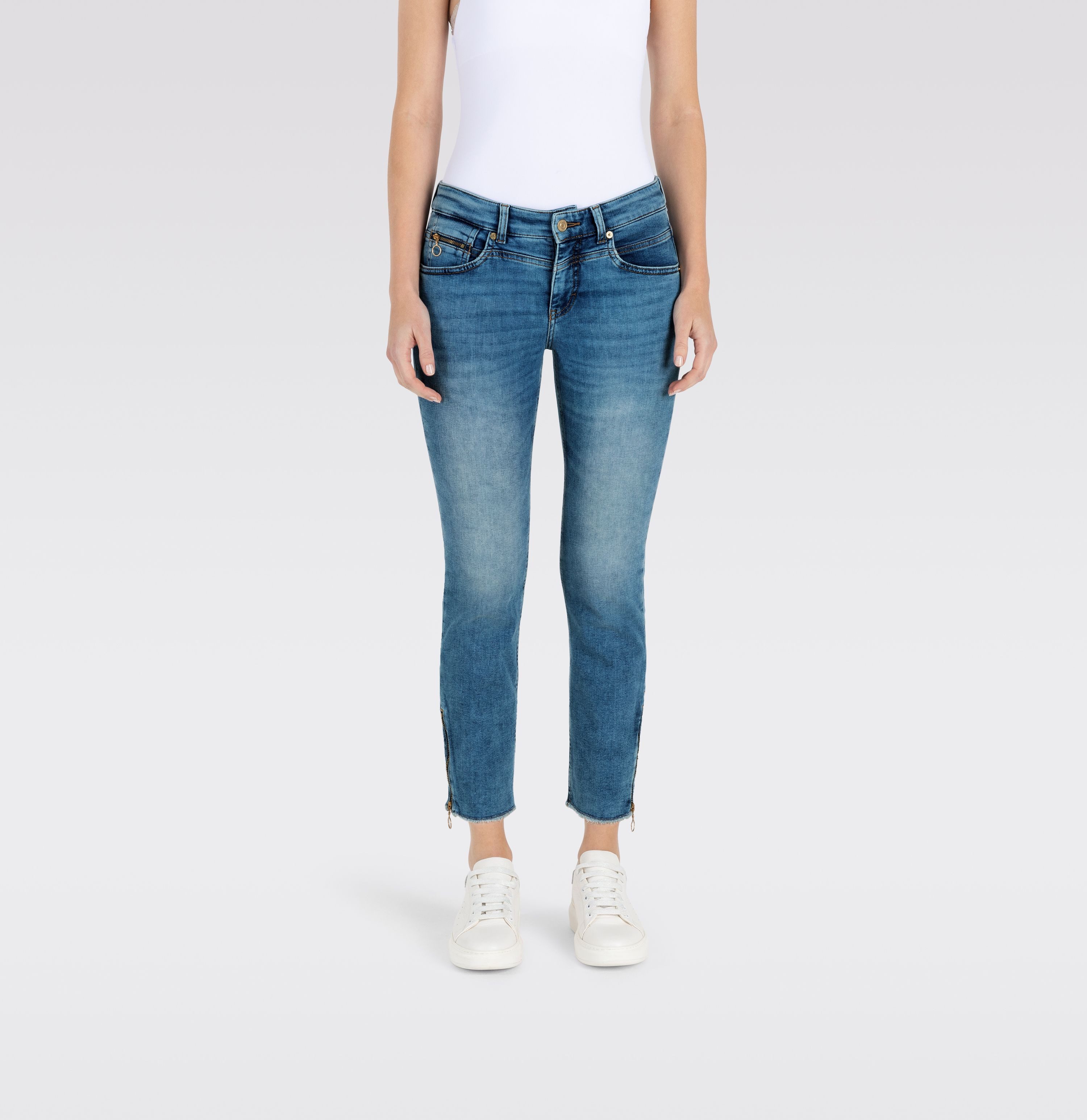 MAC 7/8-Jeans "Dream Summer", verkürzt mit Schlitz am Saum günstig online kaufen