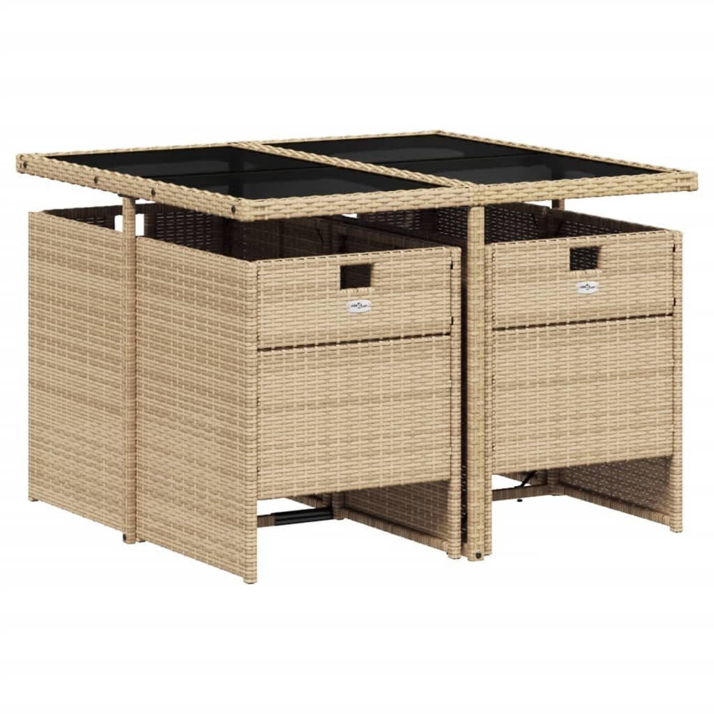 vidaXL Garten-Essgruppe 5-tlg. Garten-Essgruppe mit Kissen günstig online kaufen
