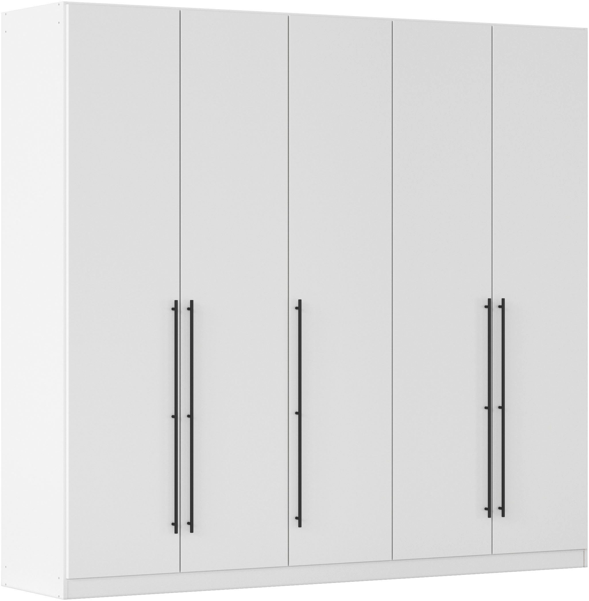OTTO home Kleiderschrank Mehrzweckschrank Aktenschrank Möbel Mietswohnung Schlafzimmer AVOLA (3 verschiedene Ausstattungen BASIC/CLASSIC/PREMIUM (inkl. SOFT-CLOSE) mit hochwertigen Stangengriffen in Schwarz aus Metall MADE IN GERMANY