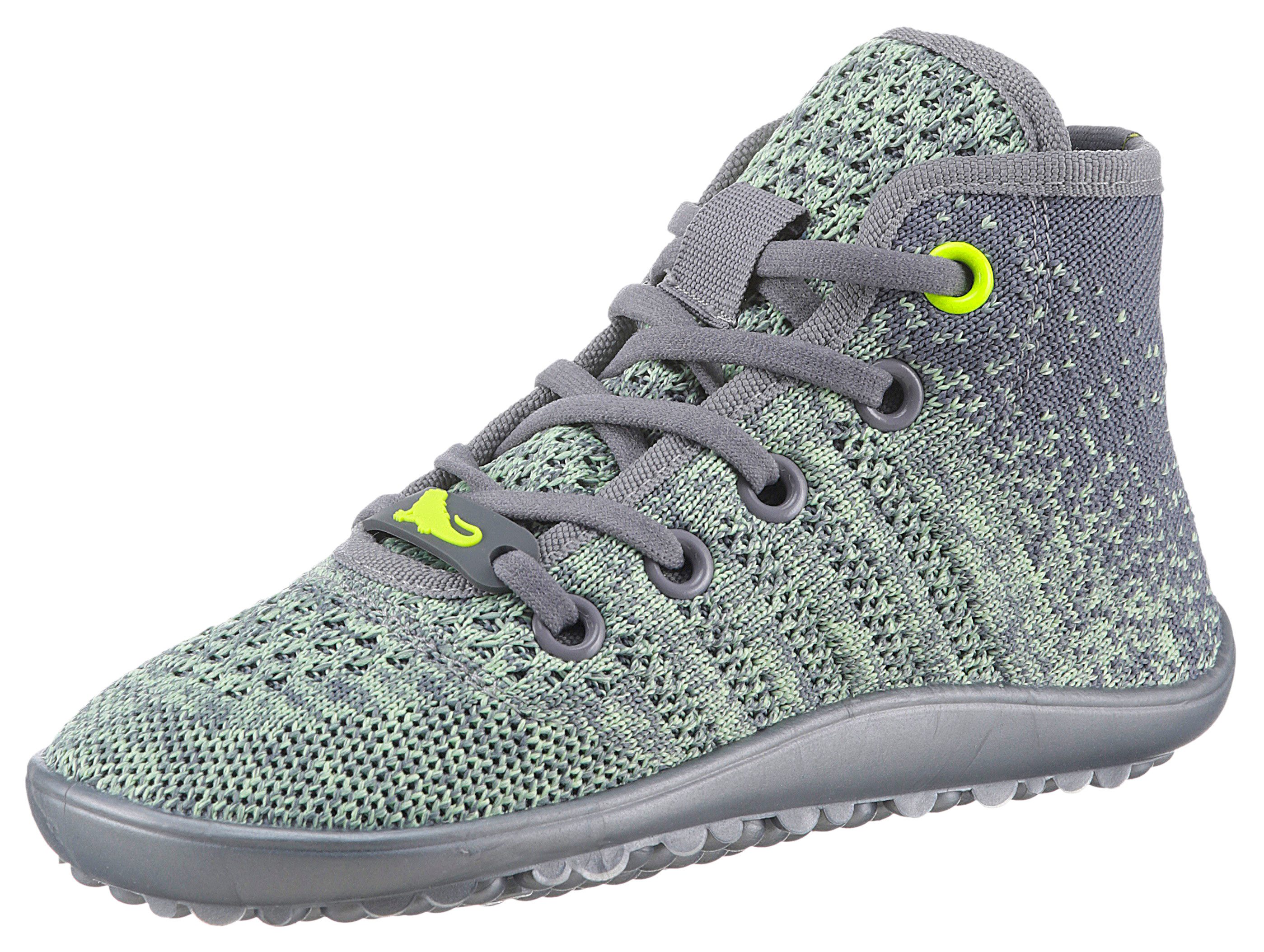 Leguano LEGUANITO GO KIWI Barfußschuh, Freizeitschuh, Schnürboots, Kinderschuh, speziell entwickelte Sohle