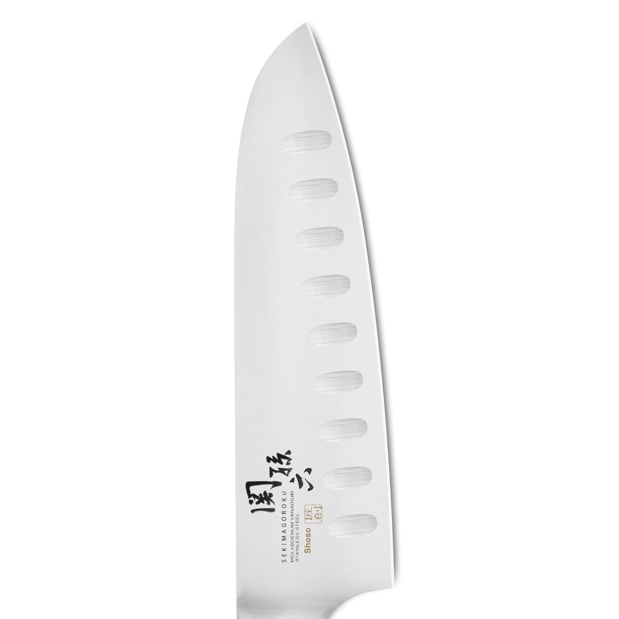 KAI Santokumesser Seki Magoroku Shoso Santoku Kullenschliff 16,5 cm AB-5157