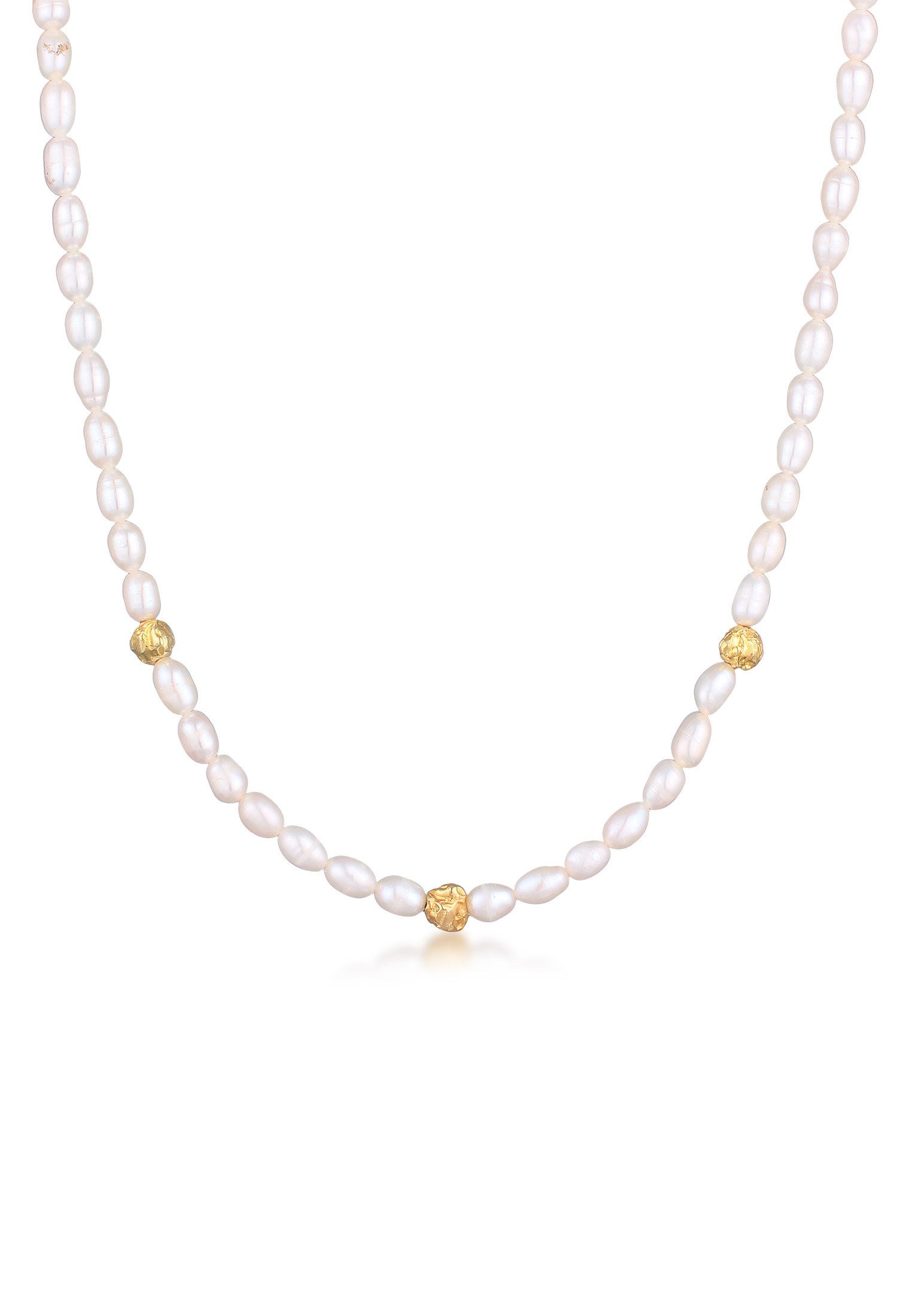 HAZE & GLORY Perlenkette Süßwasserperlen - Pacifica 925 Silber