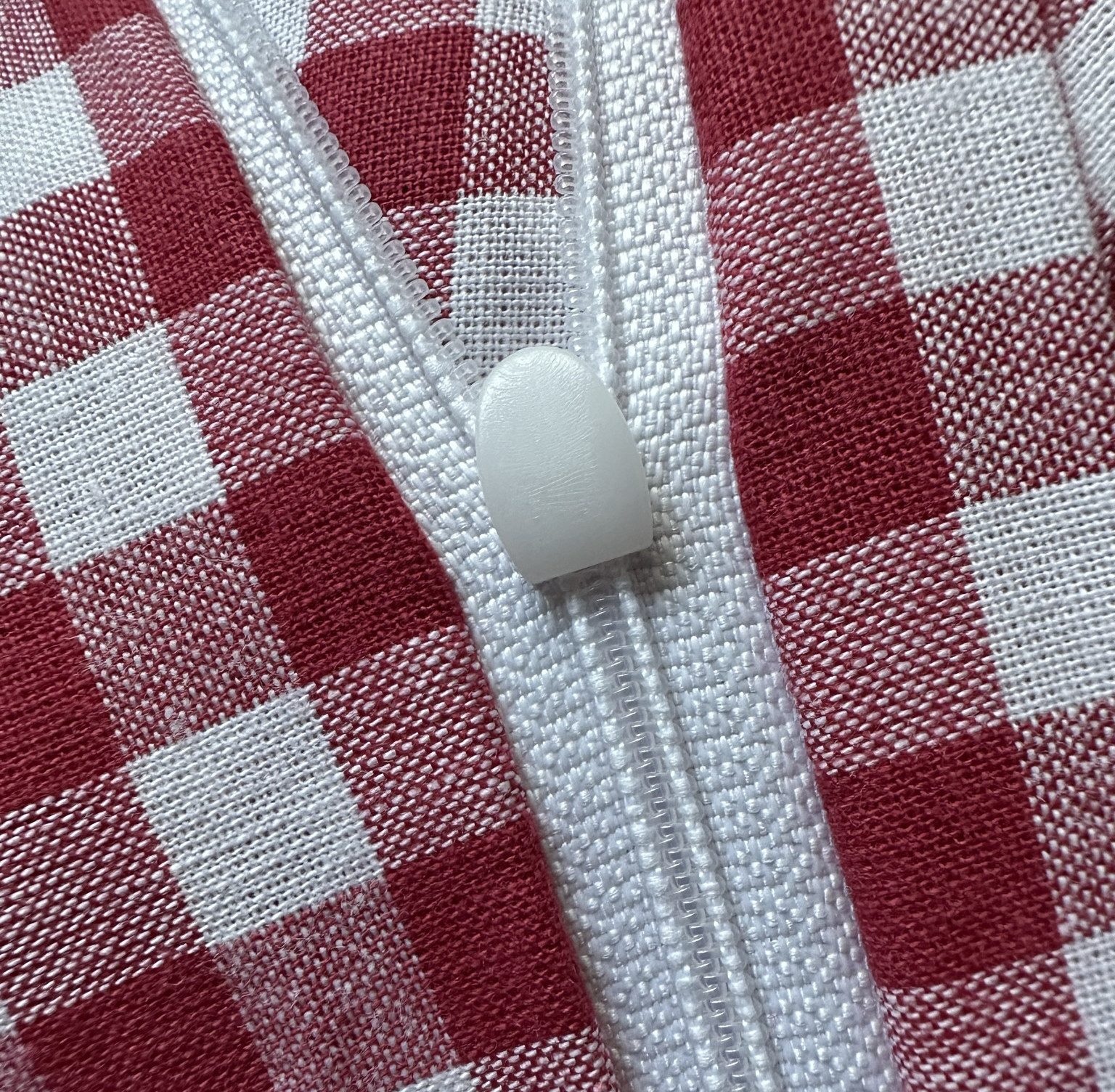 texpot Kissenhülle Landhaus kariert Reißverschluss Baumwolle Dekokissen, (1 günstig online kaufen