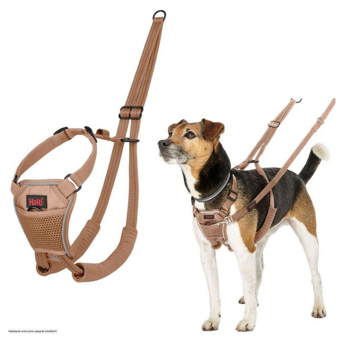 HALTI Hunde-Erziehungsgeschirr Erziehungsgeschirr No Pull Harness Desert Sand