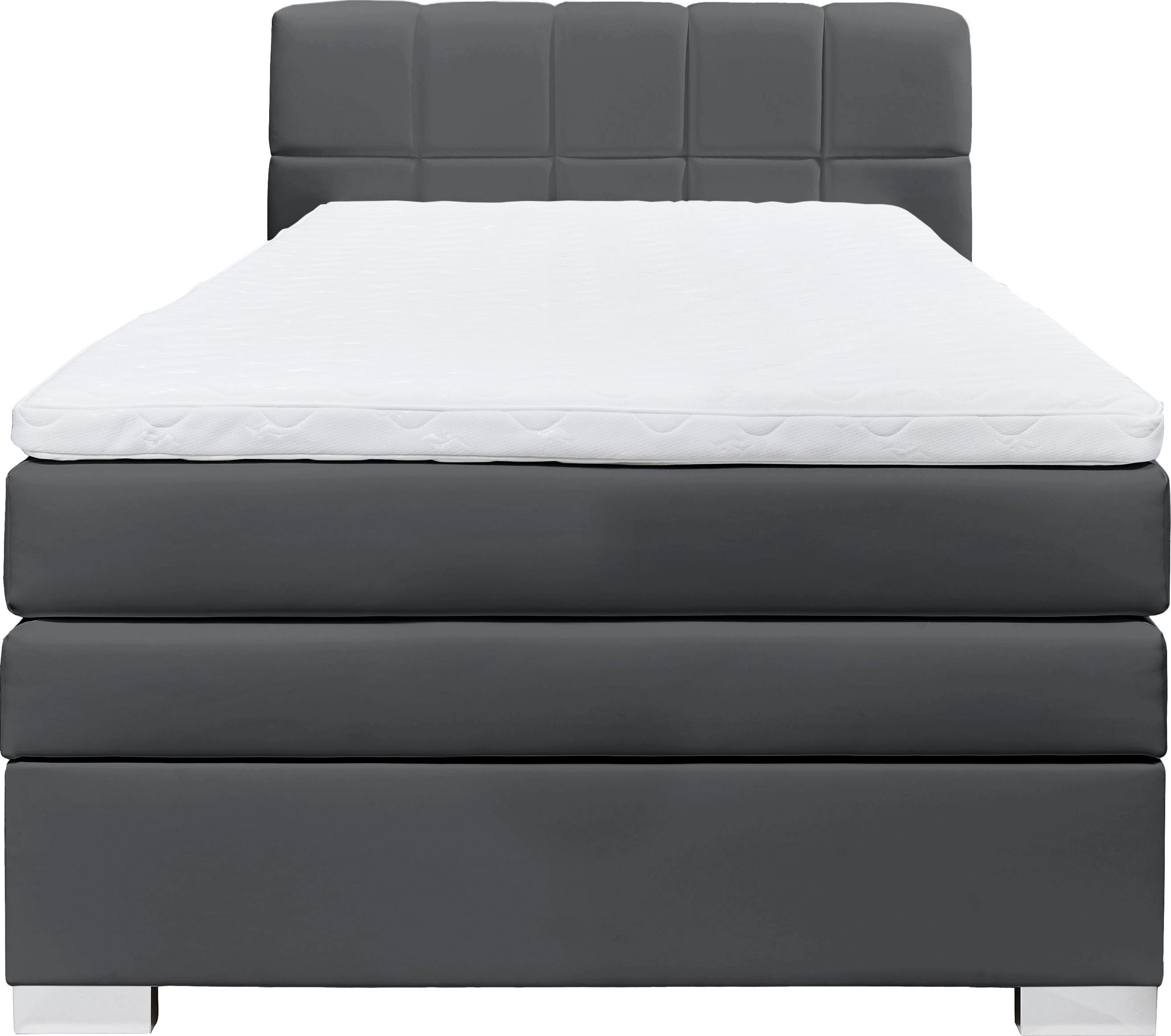 Home affaire Boxspringbett Airdrie, inkl. Bettkasten und Topper