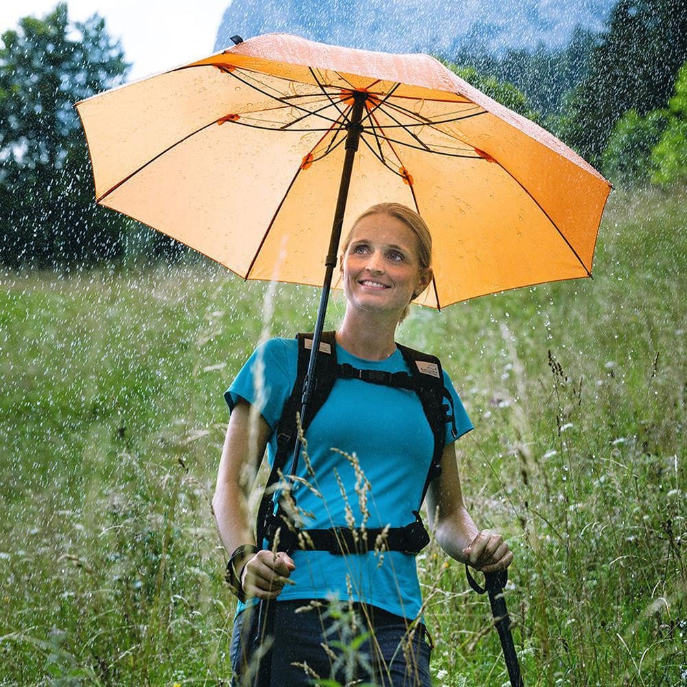 EuroSCHIRM® Trekkingschirm Euroschirm Tragesystem für handfreie Regenschirme, schwarz