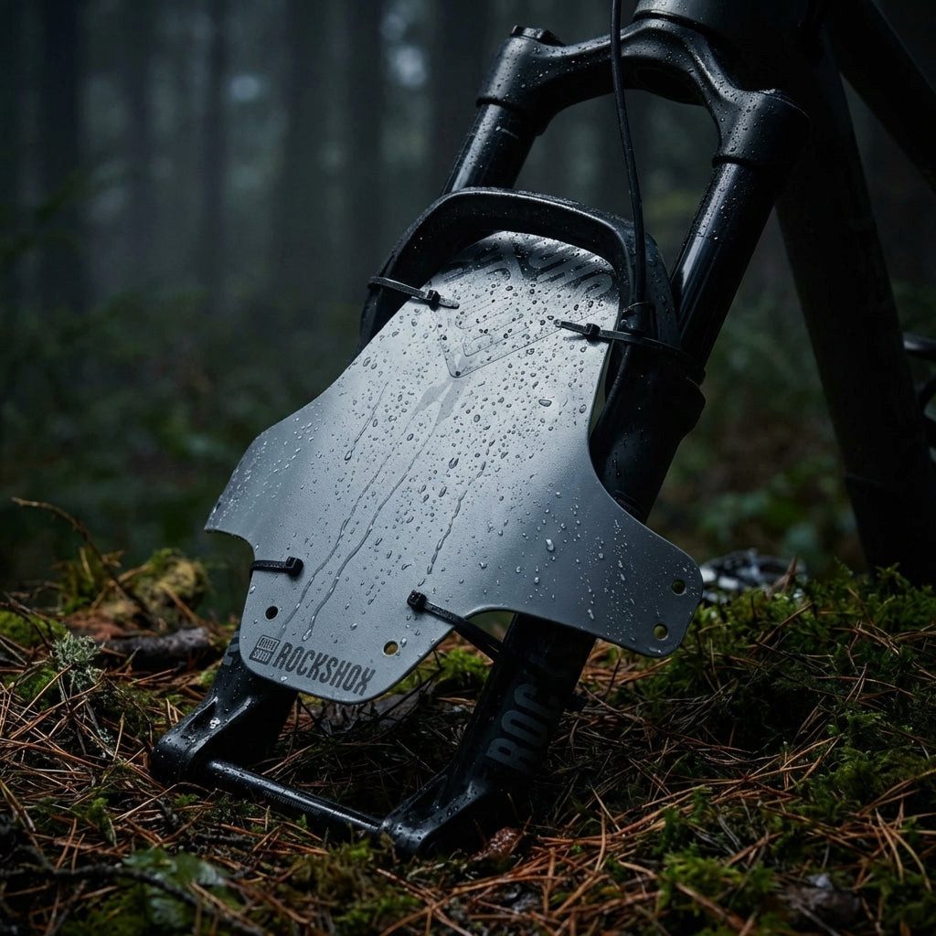 RockShox Schutzblech RockShox Fender VR-Steckblech schwarz stealth - Spritzschutz für Feder