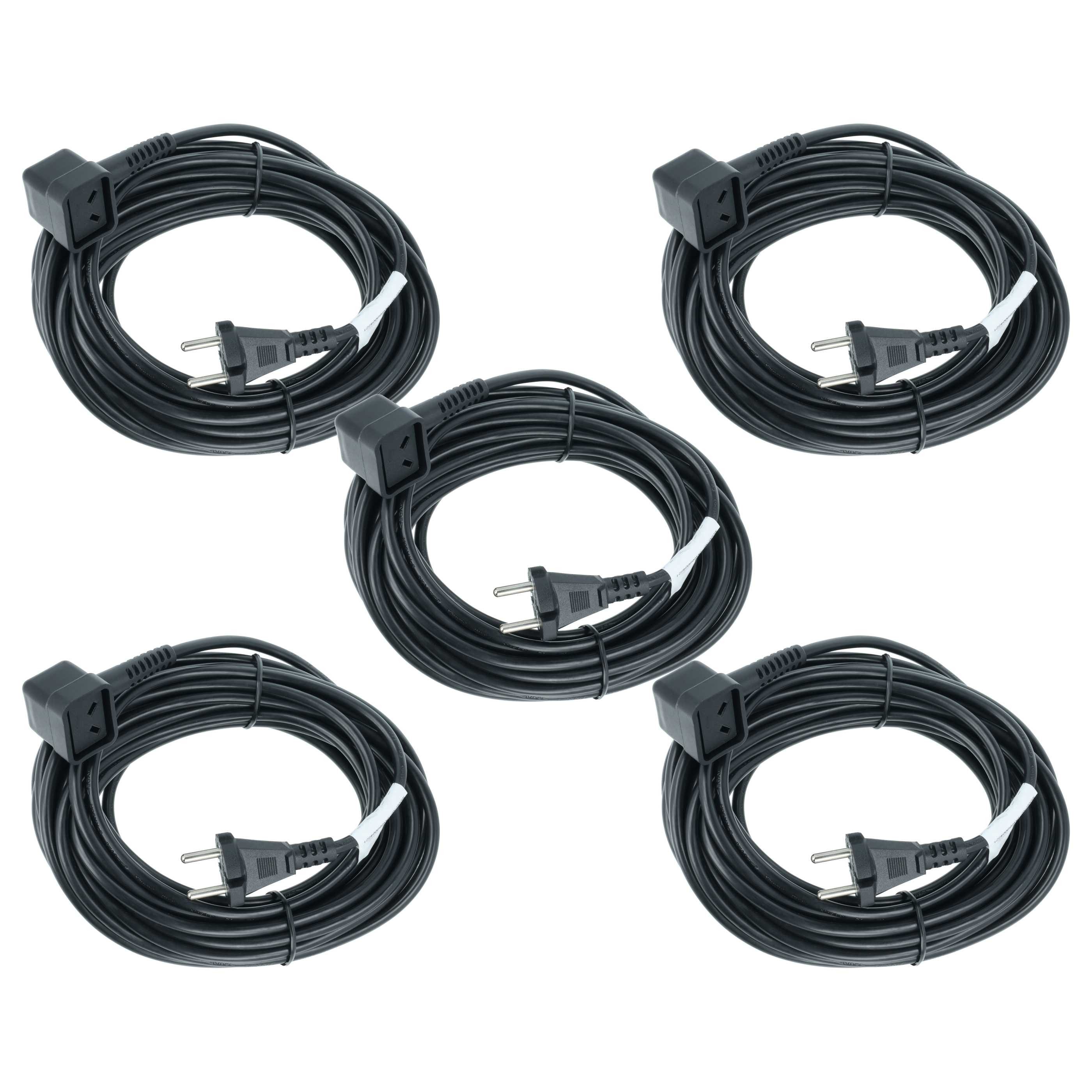 vhbw passend für Numatic NVP 180 Staubsauger Stromkabel, Passgenaues Kabel zum Anschließen Ihres Staubsaugers ans Stromnetz für