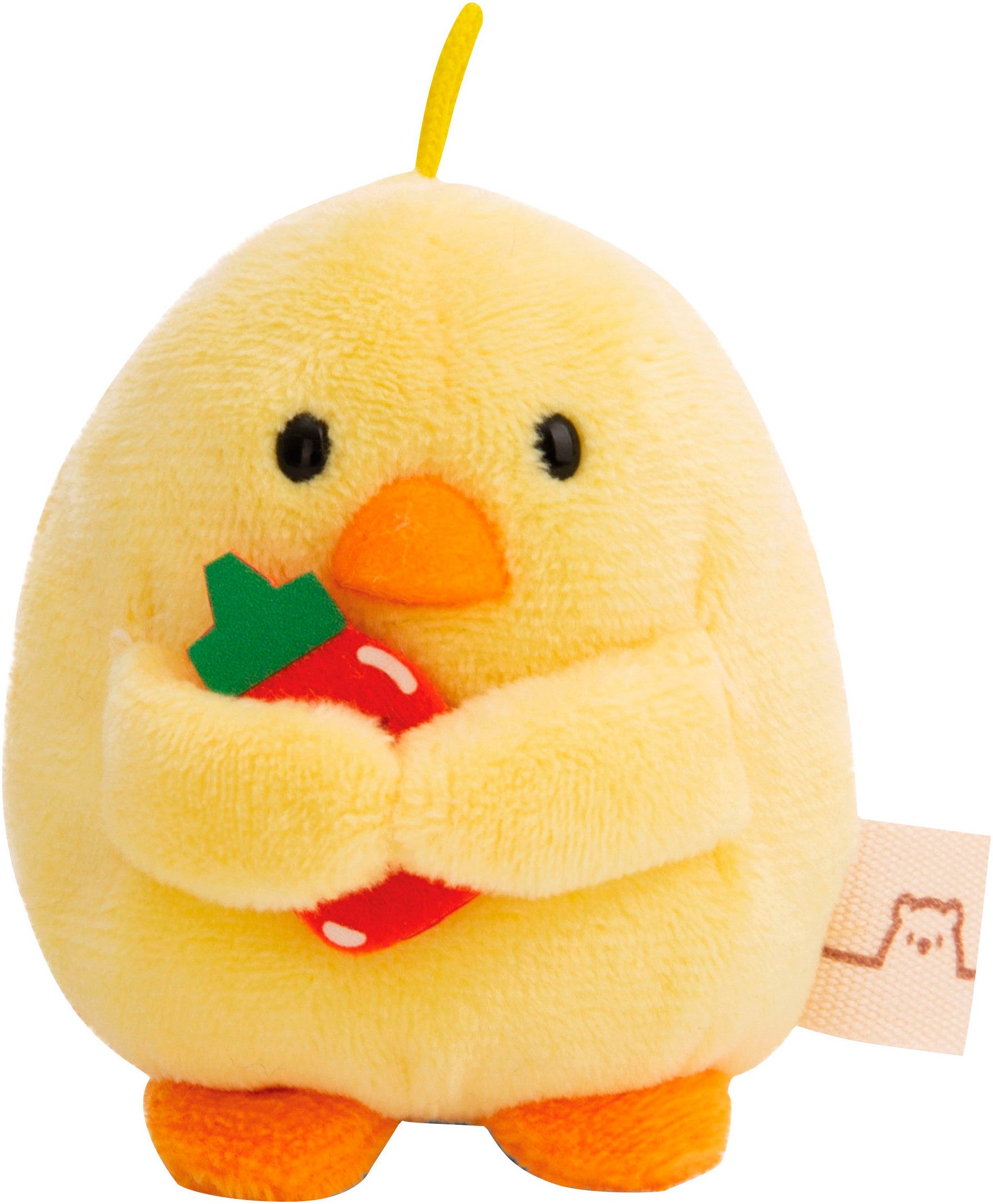 Nici Kuscheltier mymochi, Set Küken Tschieps 8 cm mit Chilisoße und Hähnchenkeulekostüm