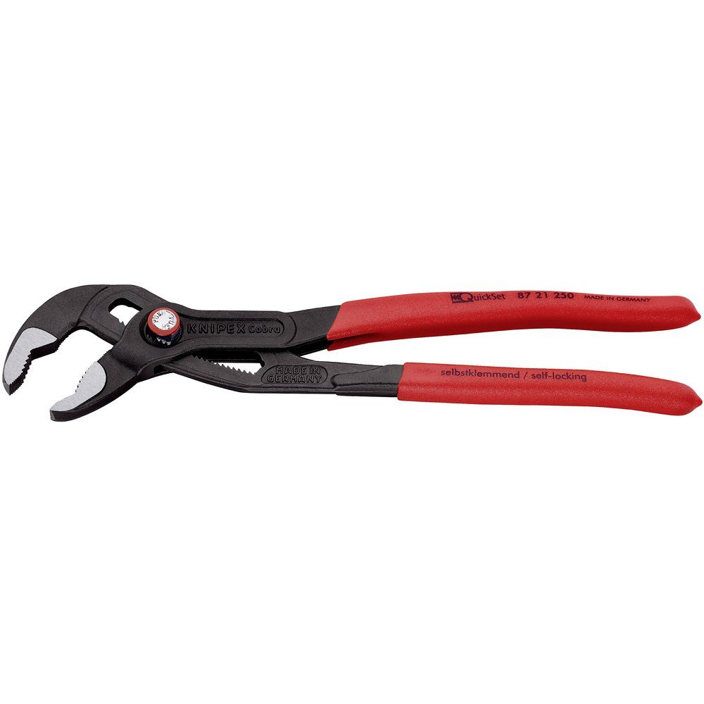 Thumbnail - Knipex Wasserpumpenzange Knipex Cobra QuickSet 87 21 250 Wasserpumpenzange Schlüsselweite (metr