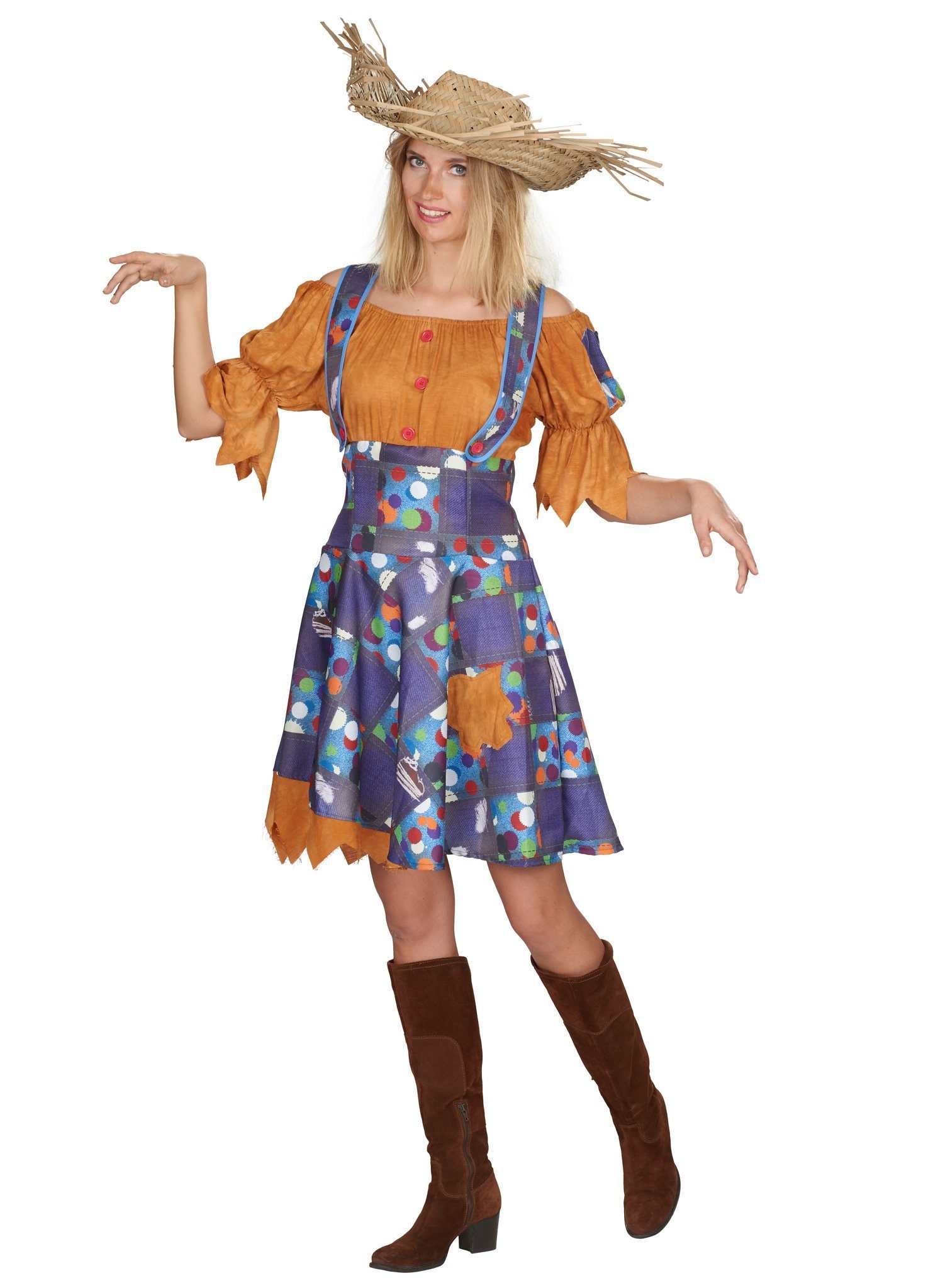 Metamorph Kostüm »Weibliche Vogelscheuche«, Ein gar nicht so schreckliches  Halloweenkostüm für Frauen online kaufen | OTTO