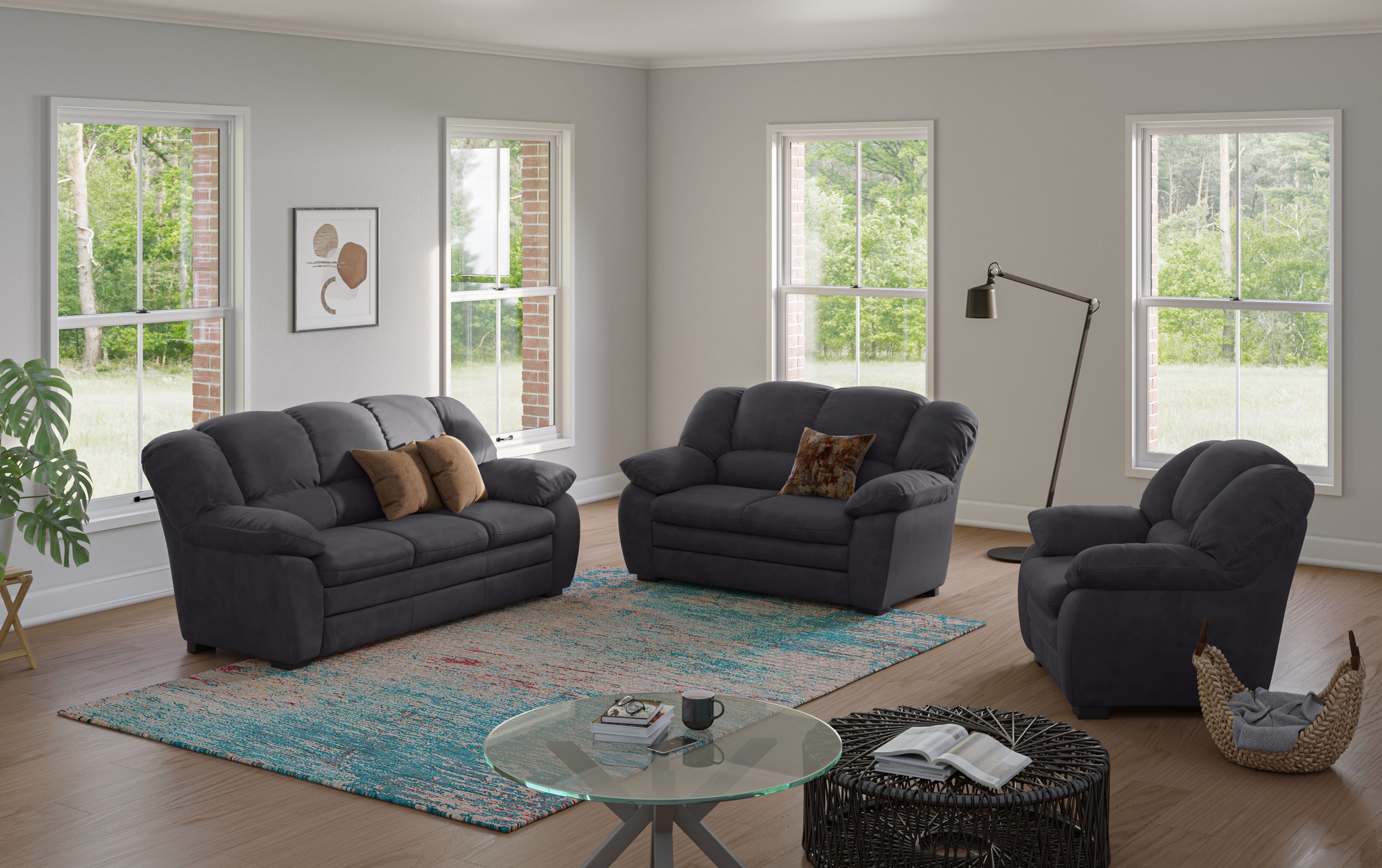 COTTA Polstergarnitur "Casino" Set, 3 Stk. tlg. Sessel, 2-Sitzer, 2,5-Sitze günstig online kaufen