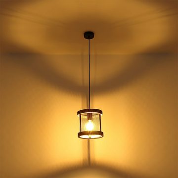 etc-shop Pendelleuchte, Leuchtmittel nicht inklusive, Pendellampe Hängeleuchte Esszimmerlampe, Landhaus