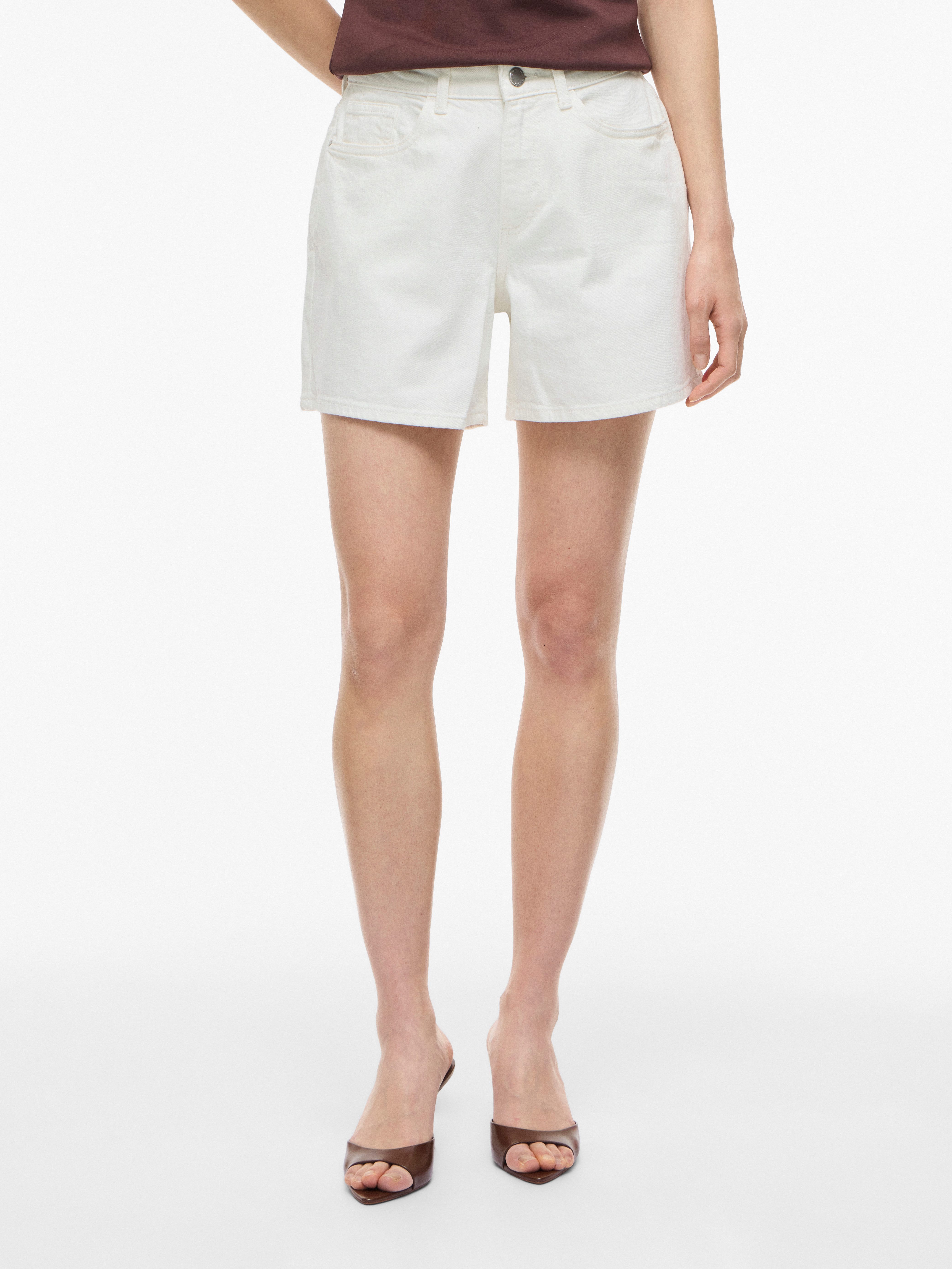 Vila Jeansshorts VIJAF RW DENIM SHORTS-NOOS