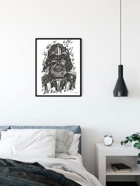 Komar Wandbild Star Wars Darth Vader Drawing, (1 St), Kinderzimmer, Schlafzimmer, Wohnzimmer