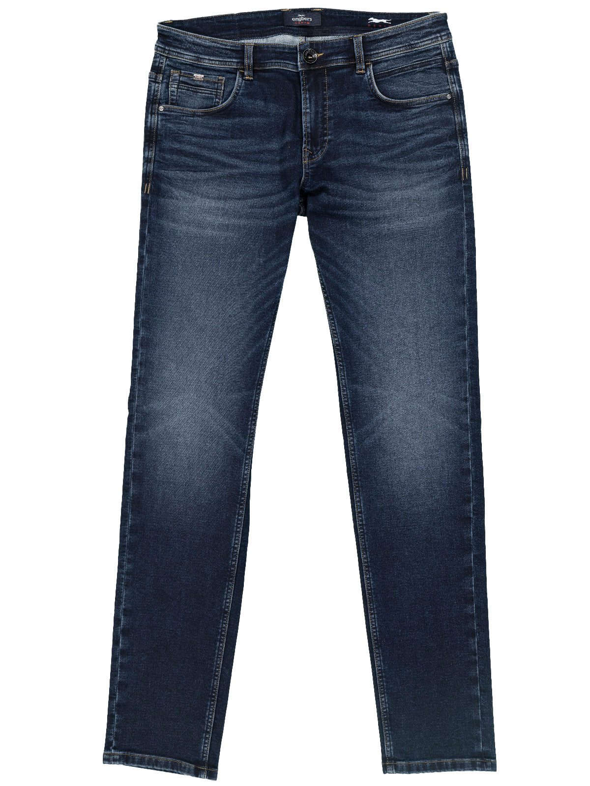 Stretch-Jeans Herren Super-Stretch-Jeans regular, Indigoblau