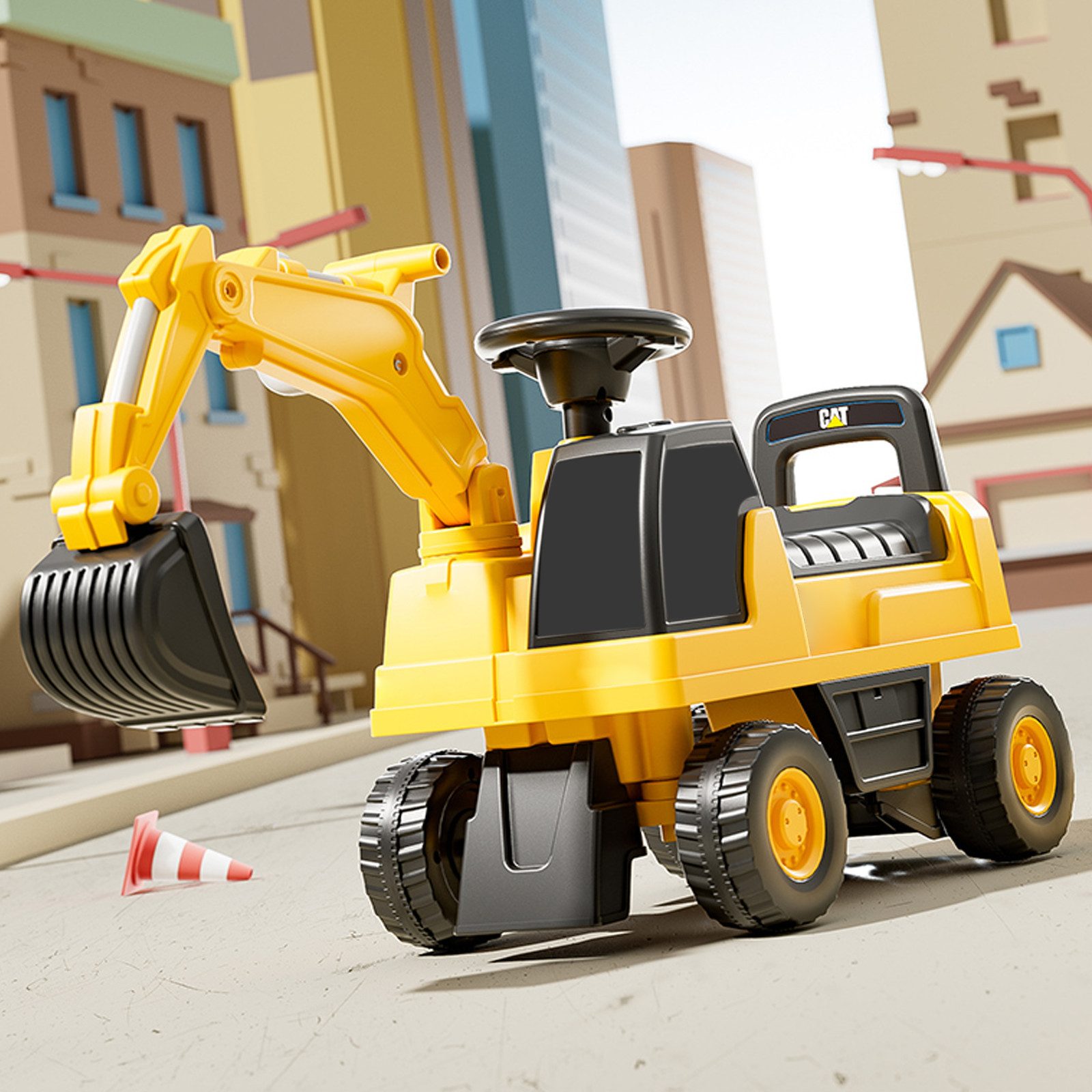 JEOBEST Spielzeug-Bagger Große 50x30x60cm - Bagger günstig online kaufen