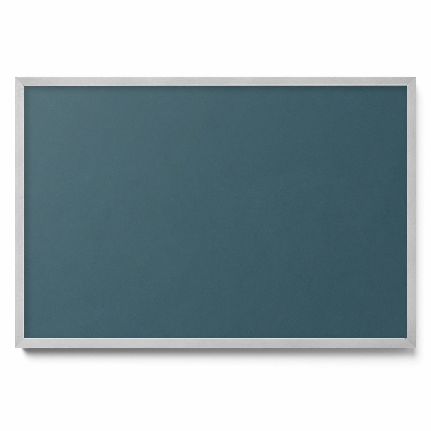 Tulup Magnettafel mit silbernem Rahmen, mit einfarbigem Hintergrund, für Wandmontage, Magnetisches Memoboard Dekorative für Erinnerungen