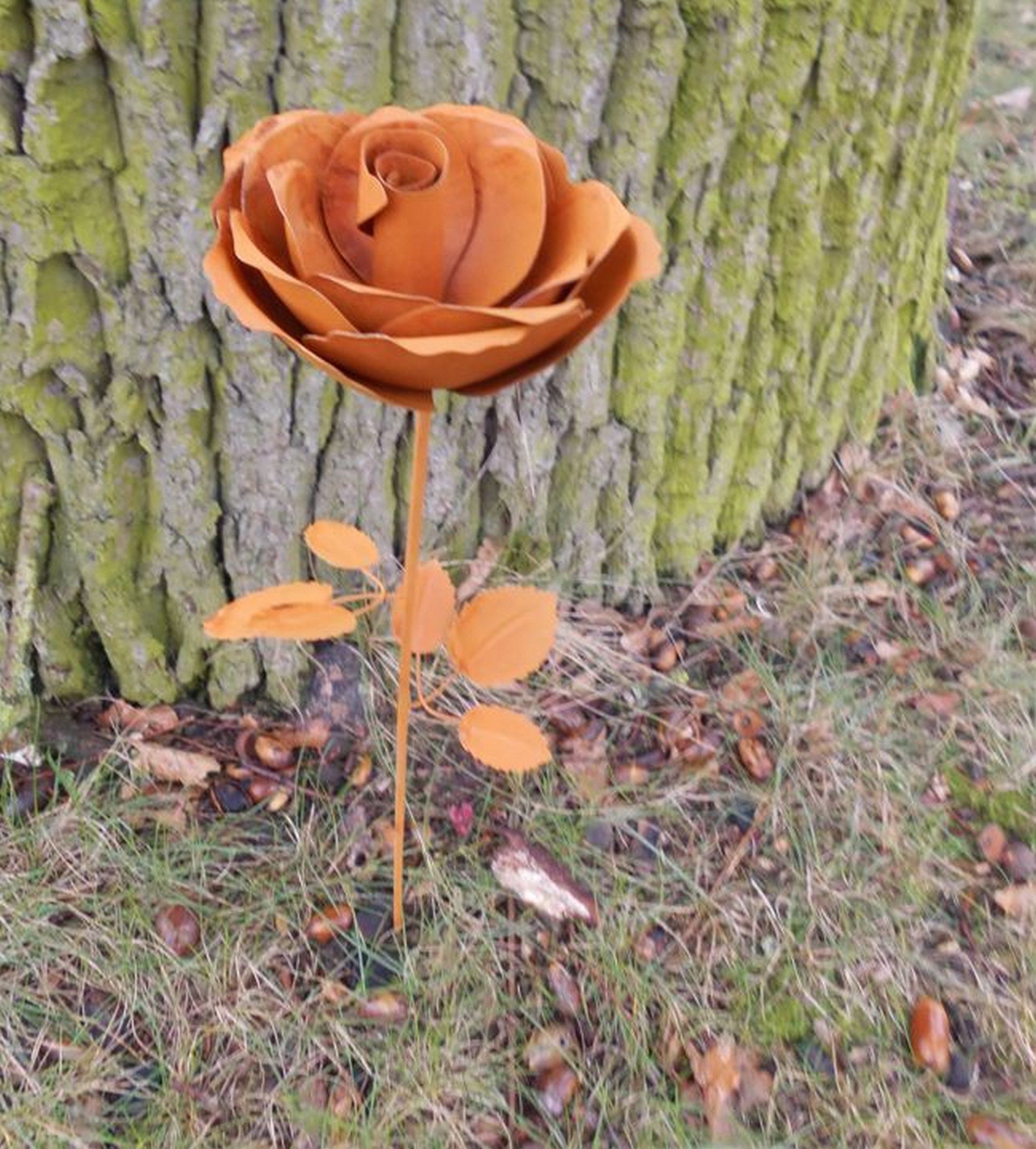 Deko-Impression Gartenstecker Beestab Beetstecker Gartenstab Rose günstig online kaufen