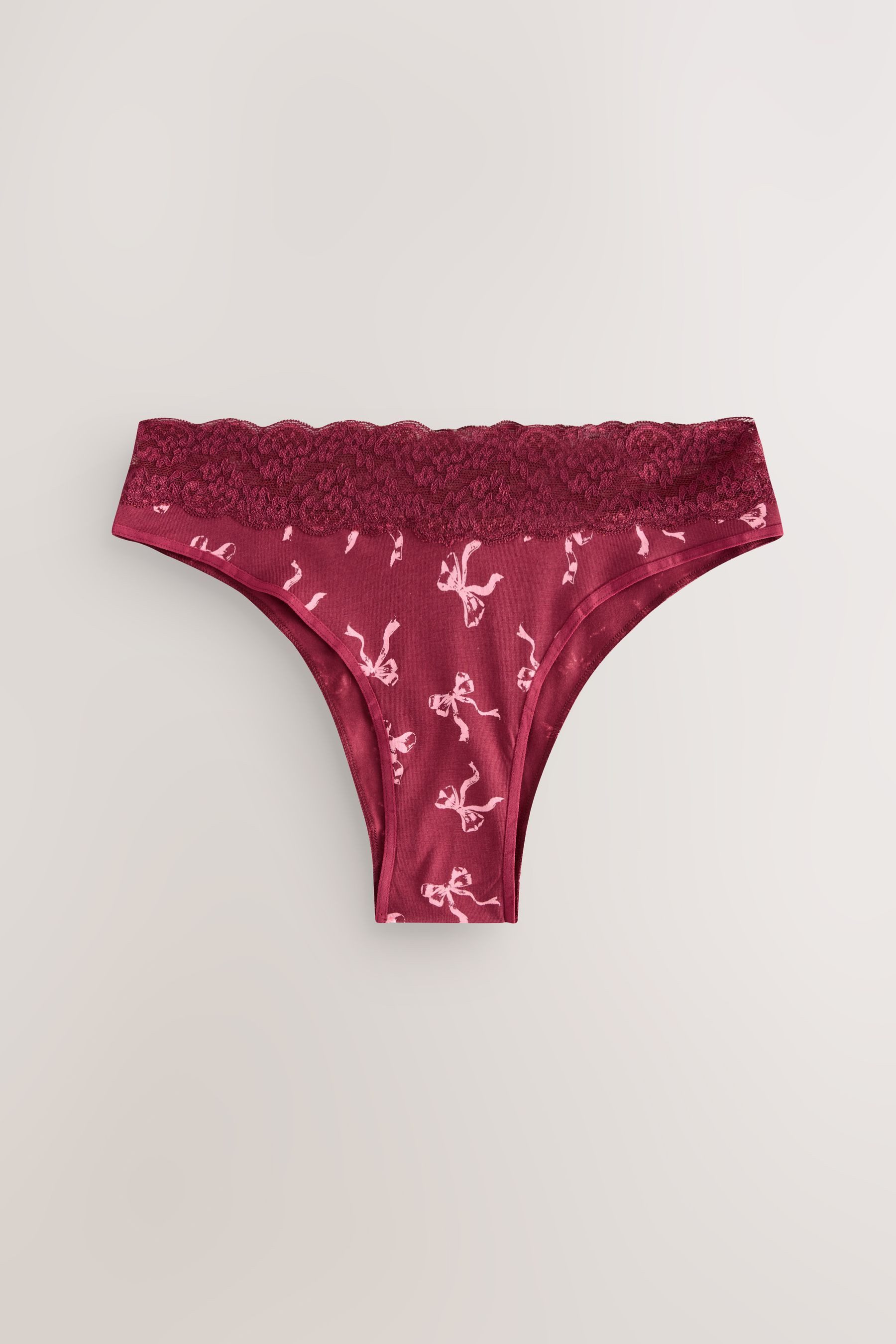 Next Slip 4er-Pack Jazzpants aus Baumwollmischung mit Spitze (4-St) – Bild 3 von 5