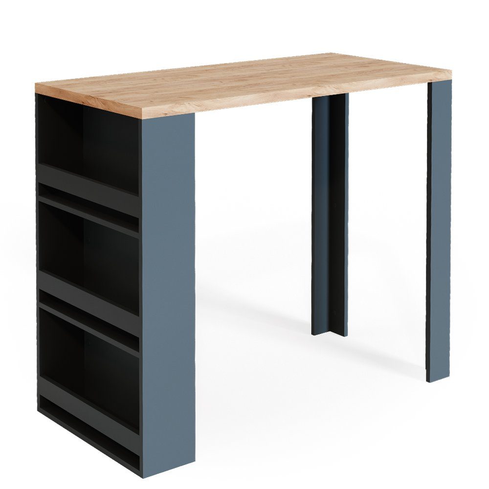 Vicco Bartisch, Eiche/Anthrazit, 57 x 117 günstig online kaufen