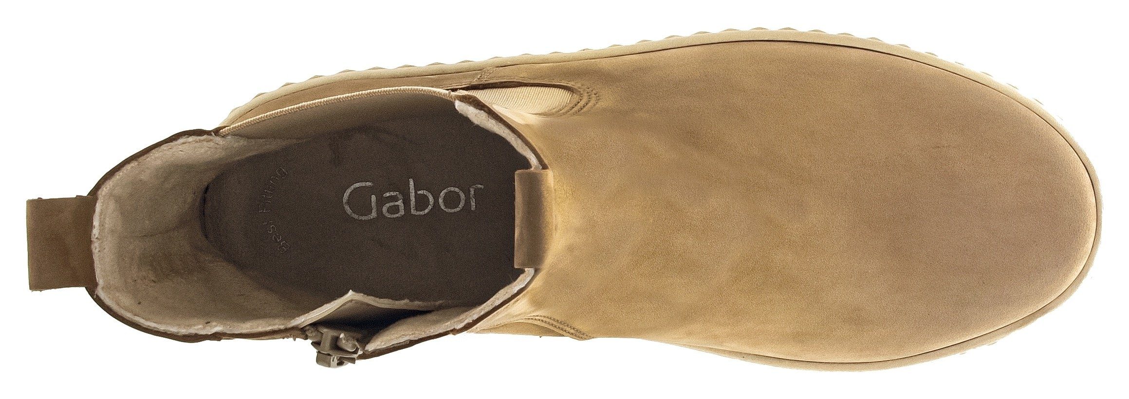 Gabor Chelseaboots Fitting-Ausstattung Braun mit Best (NUT)