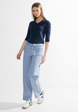 Cecil Comfort-fit-Jeans mit Kontrastnähten