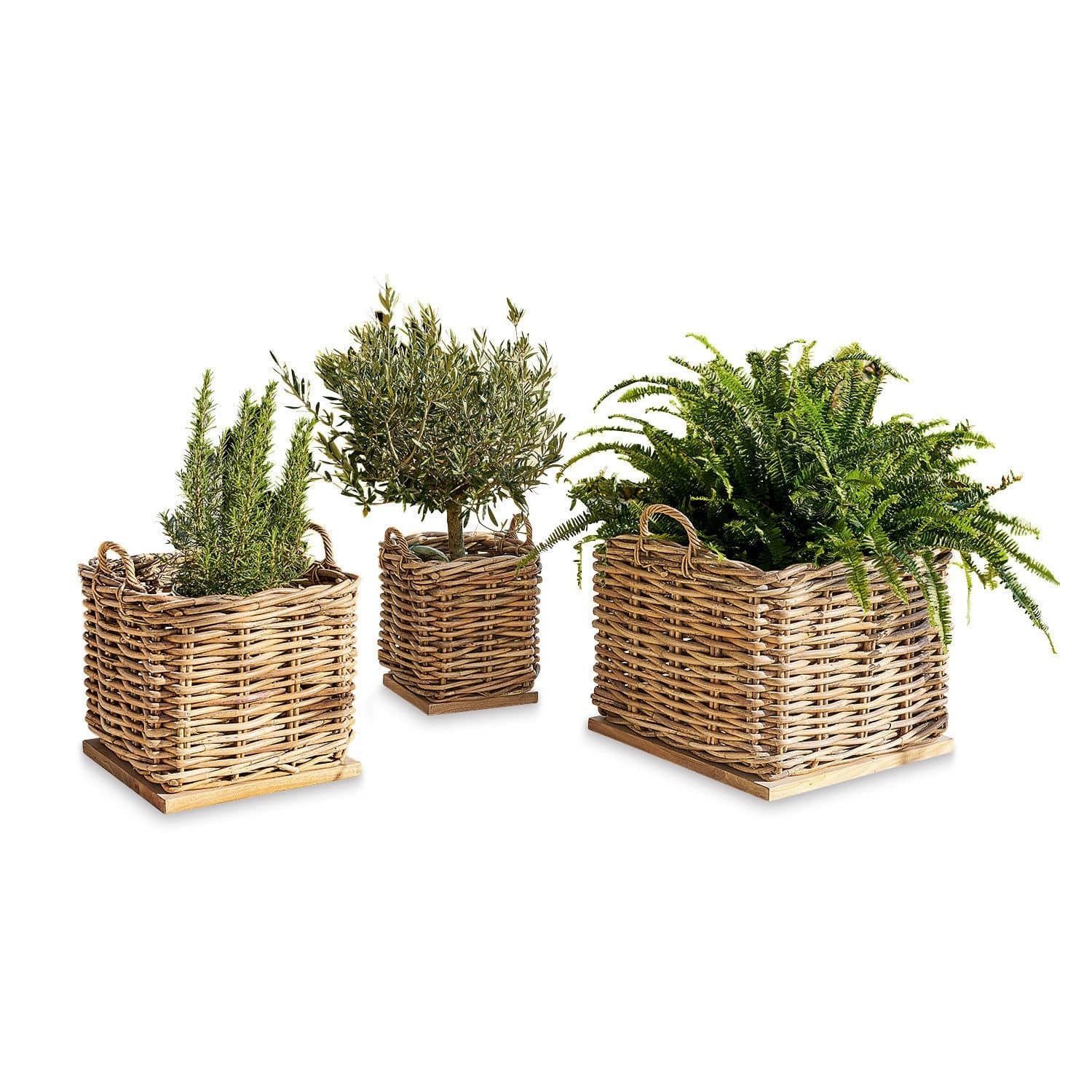 Dekokorb Korb 3er Set Chalet braun