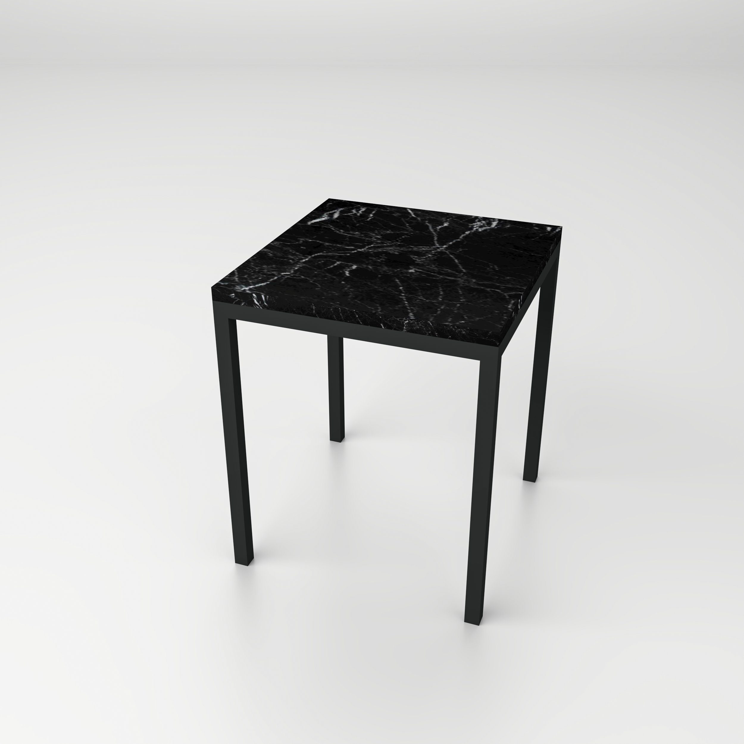 Schwarz aus Beistelltisch D'arte hochwertigem Marmor TAVI Stone Beistelltisch TAVI